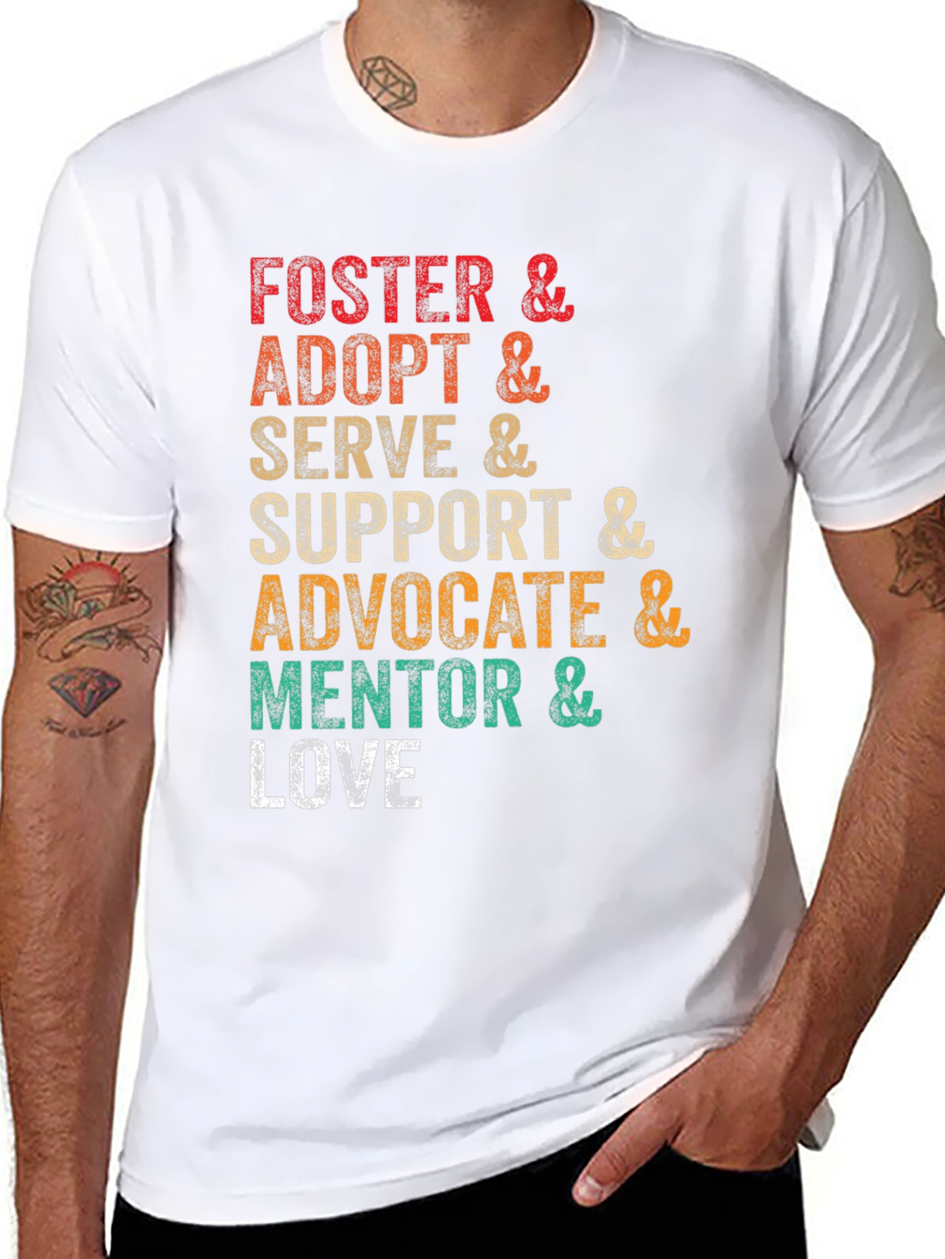 Foster Adopt Serve Love T-Shirt