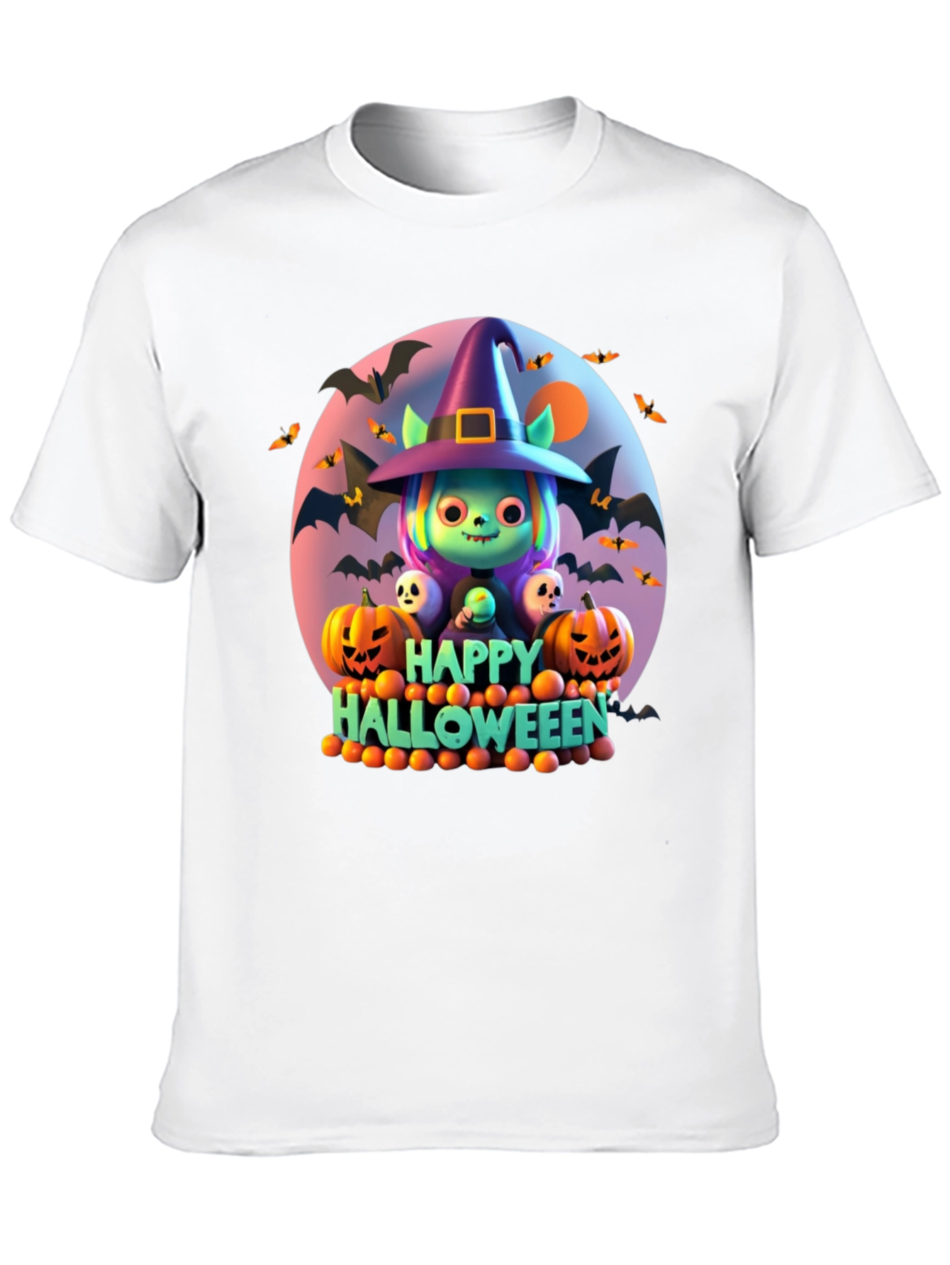 Halloween Character Graphic T-Shirt