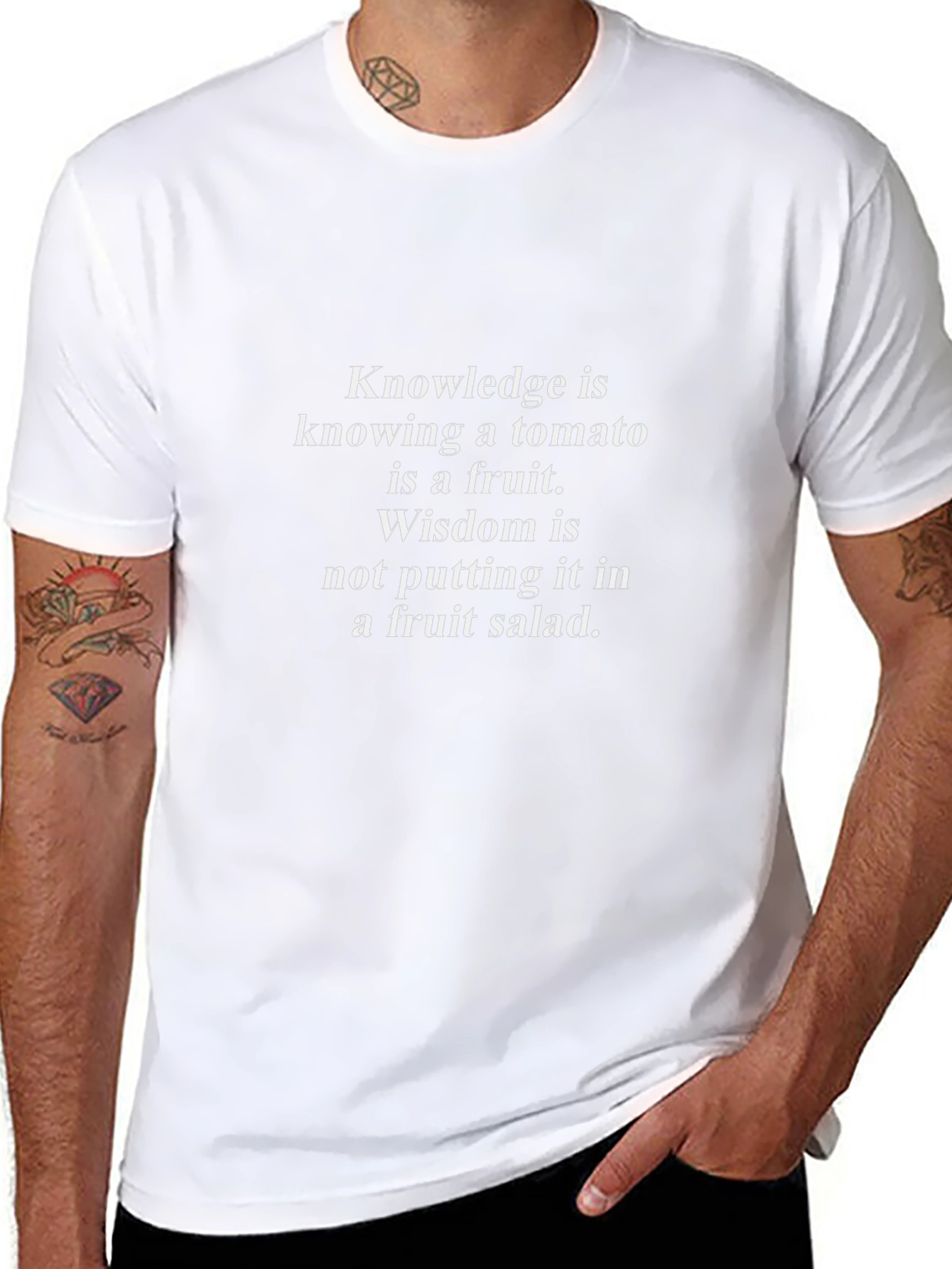 Knowledge & Wisdom Graphic T-Shirt