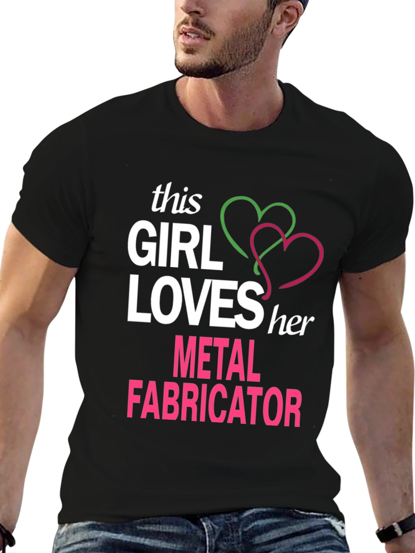 This Girl Loves Her Metal Fabricator T-Shirt