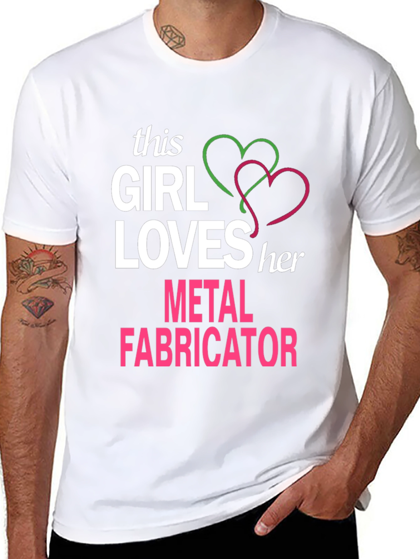 This Girl Loves Her Metal Fabricator T-Shirt