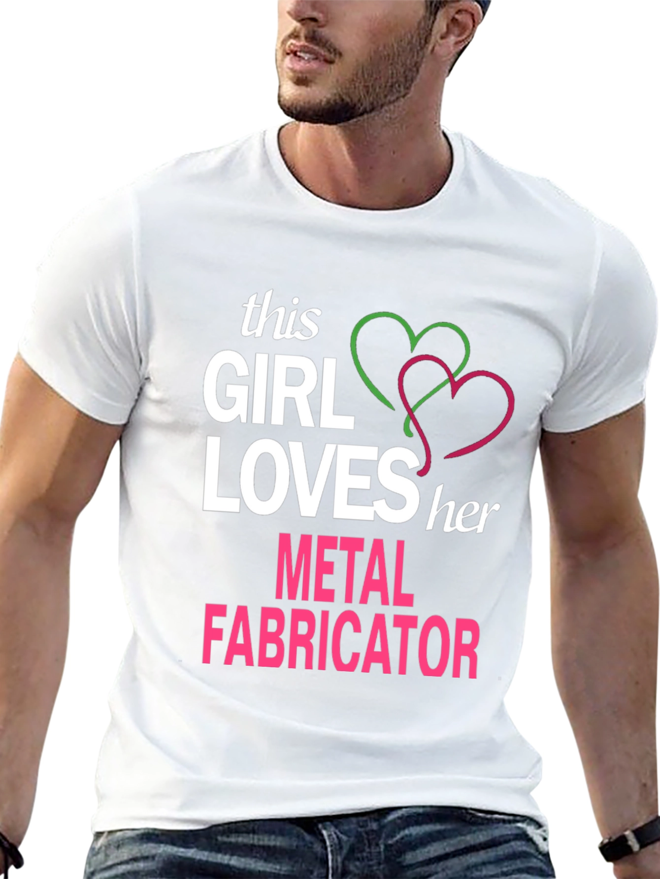 This Girl Loves Her Metal Fabricator T-Shirt