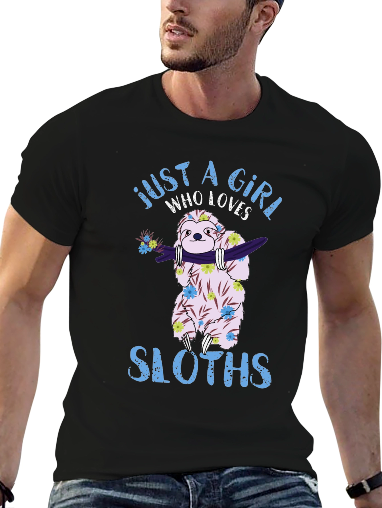 Just A Girl Who Loves Sloths T-Shirt