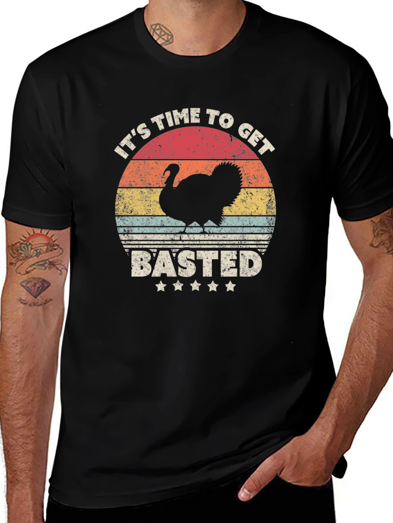 Its Time to Get Basted Turkey T-Shirt