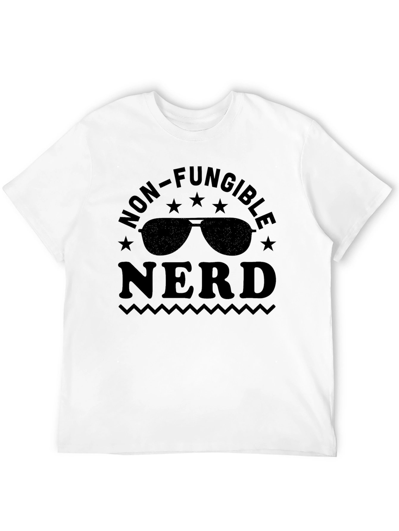 Non-Fungible Nerd Graphic Tee - Black
