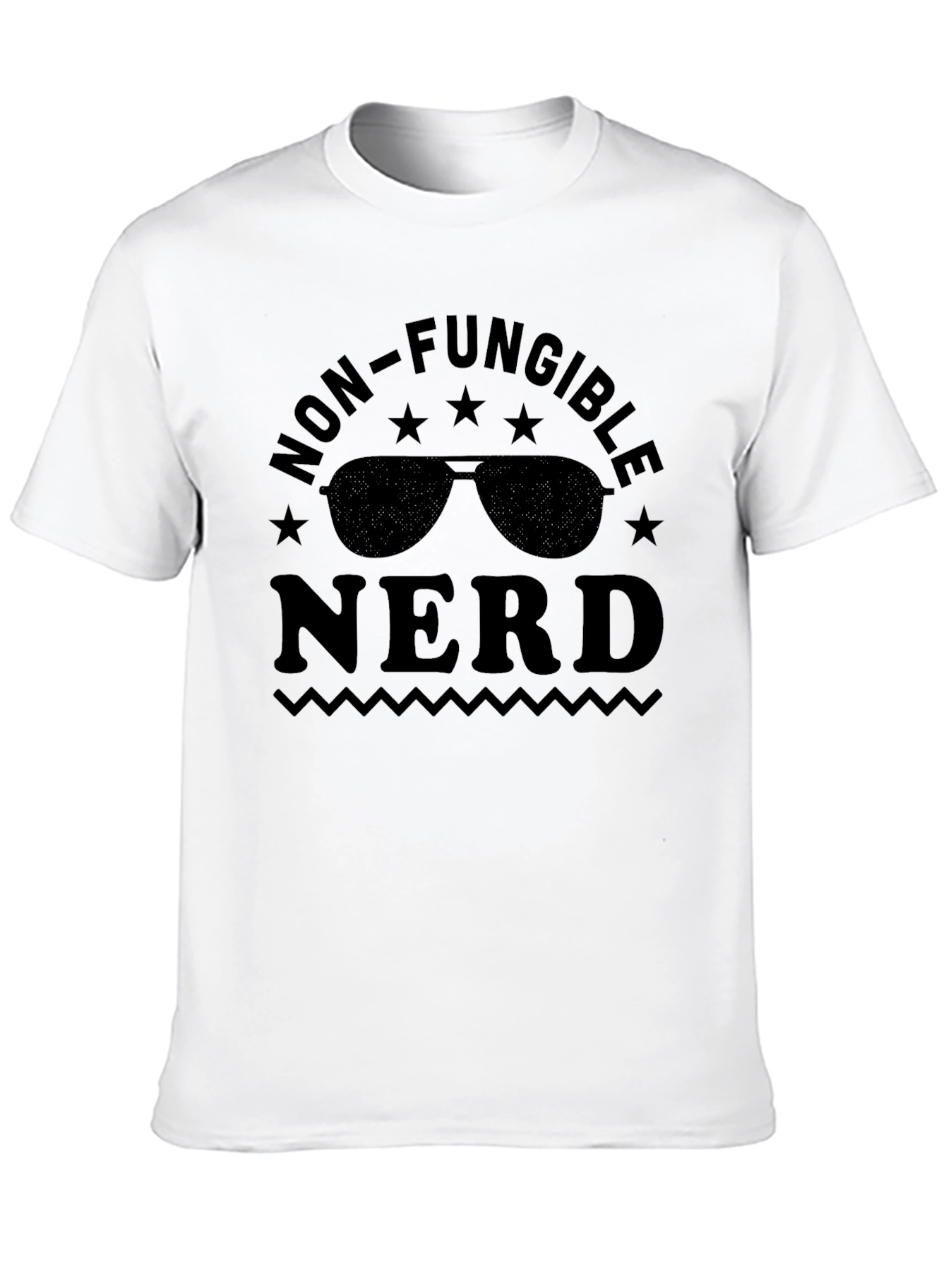 Non-Fungible Nerd Graphic Tee - Black