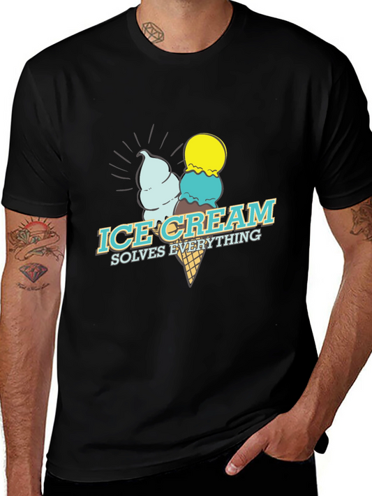 Ice Cream Solves Everything Graphic Tee