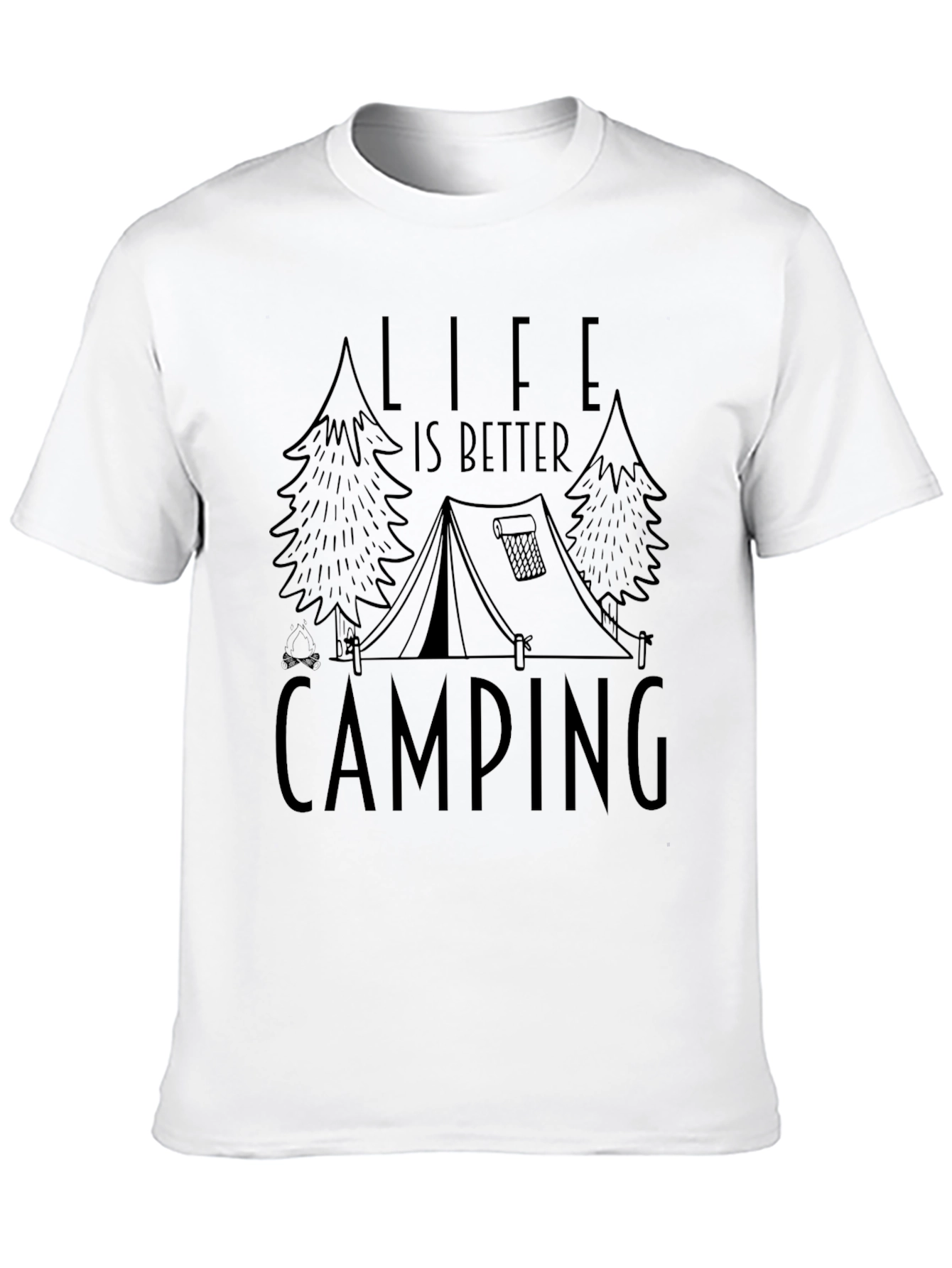 Life is Better Camping T-Shirt - Nature Tee