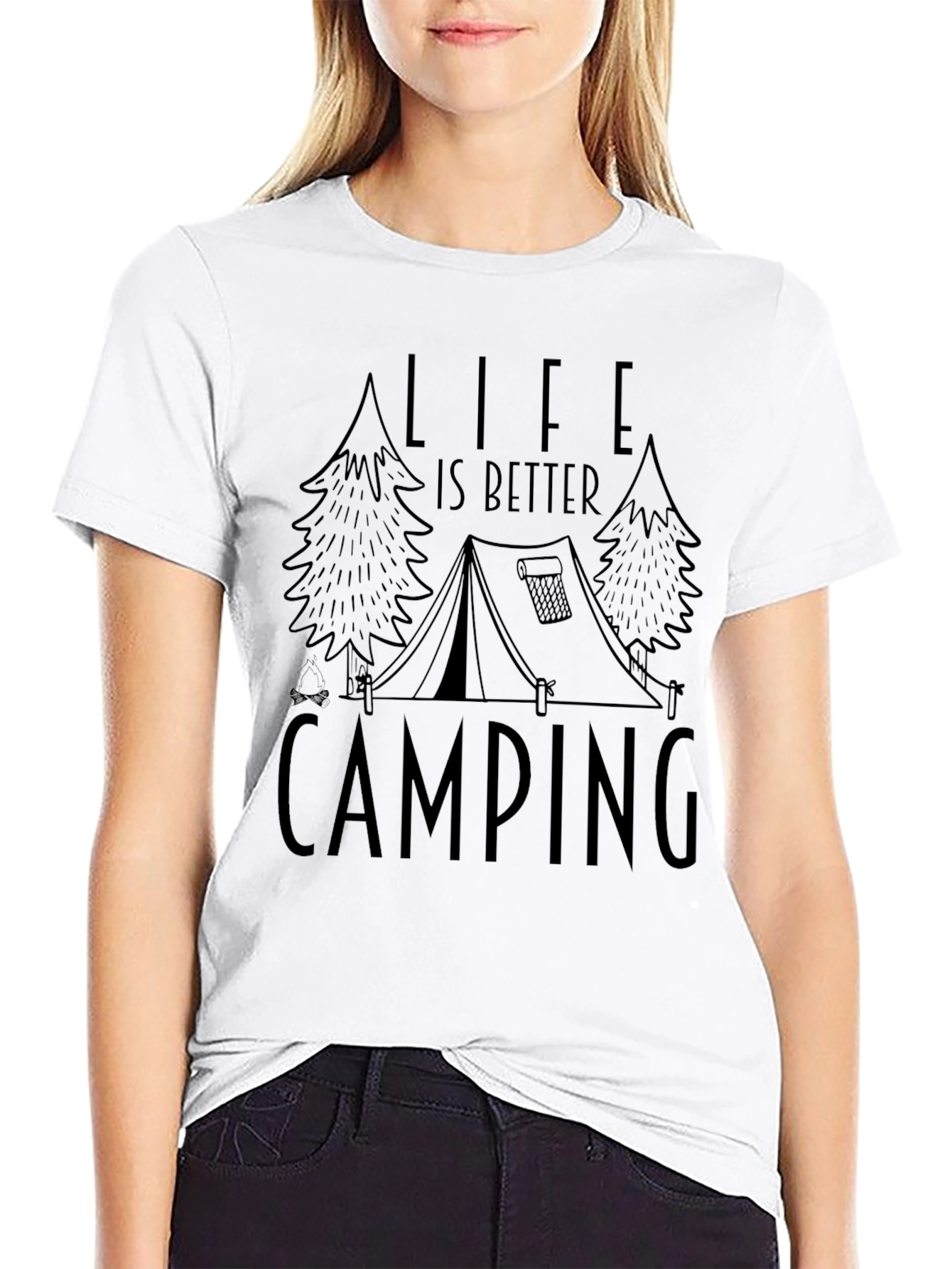 Life is Better Camping T-Shirt - Nature Tee