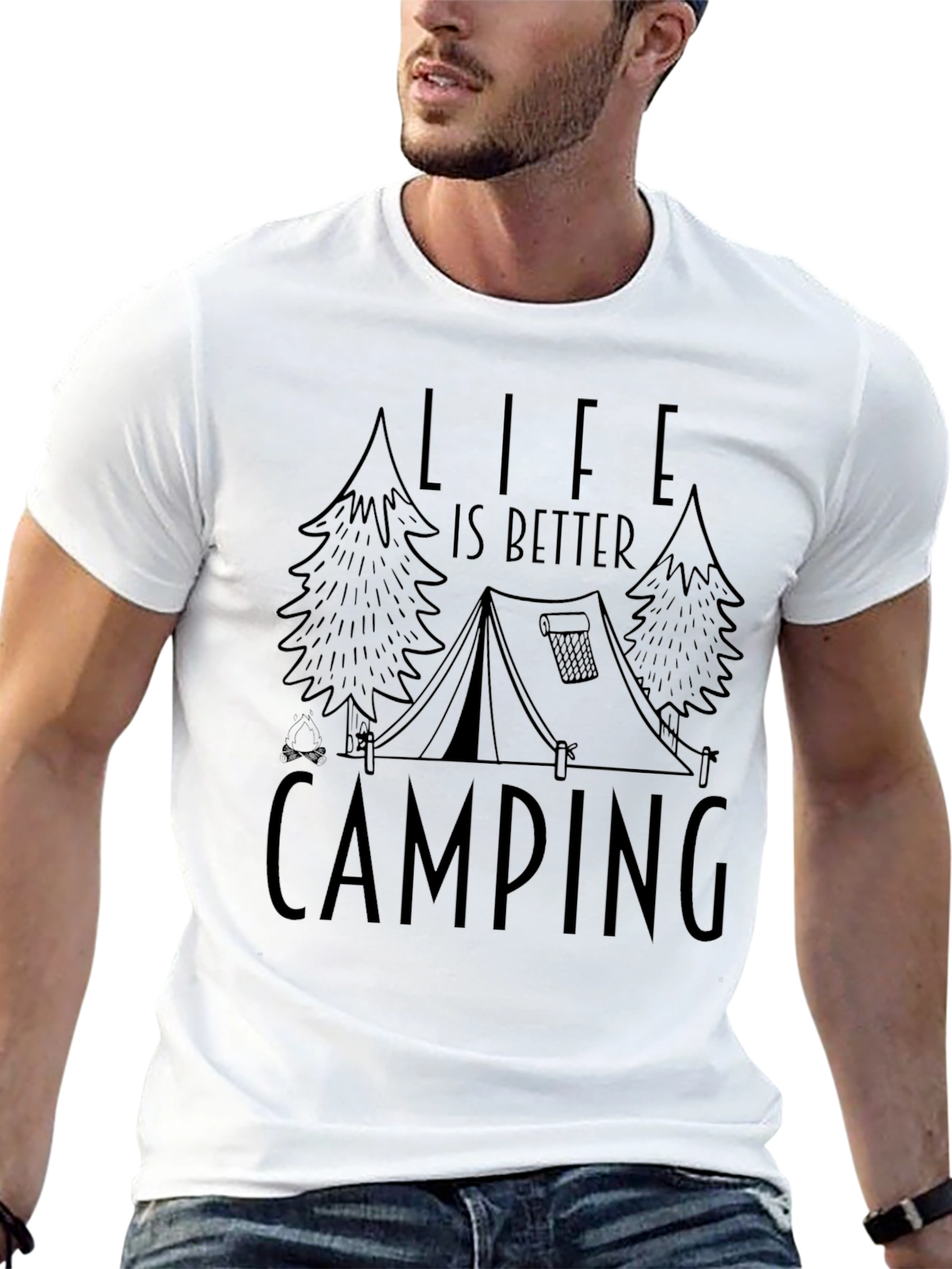 Life is Better Camping T-Shirt - Nature Tee