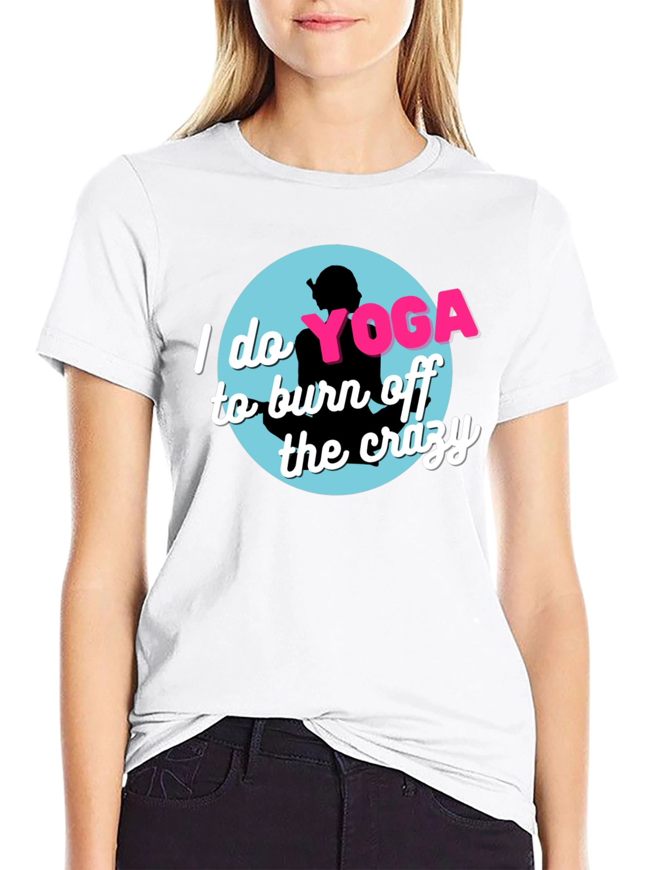 Yoga Crazy Burnout T-Shirt