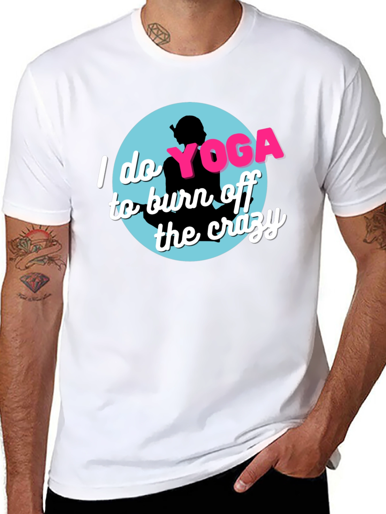 Yoga Crazy Burnout T-Shirt