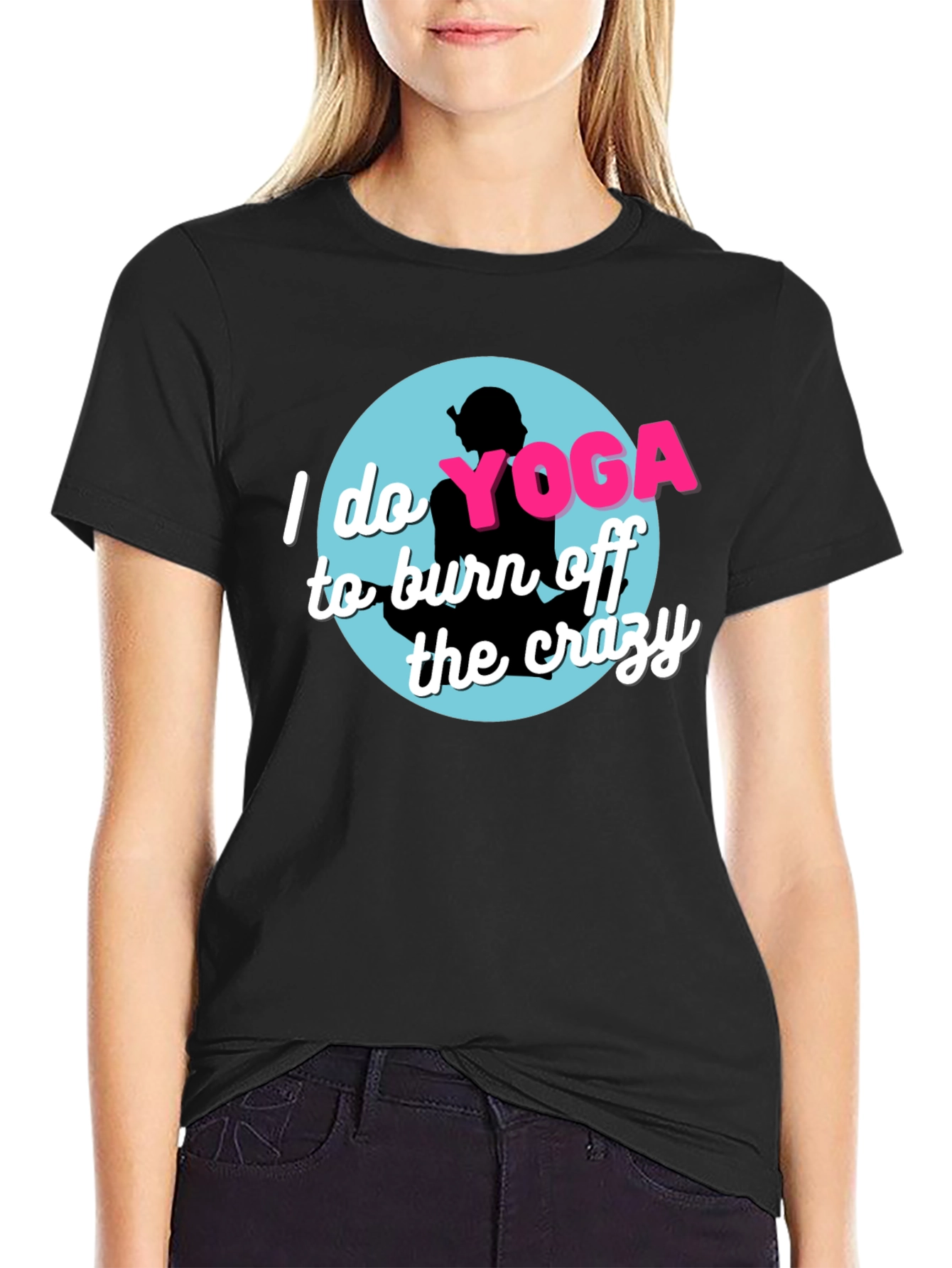 Yoga Crazy Burnout T-Shirt