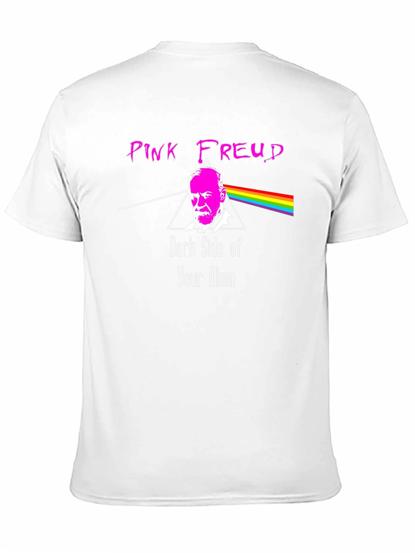 Pink Freud Dark Side Graphic T-Shirt