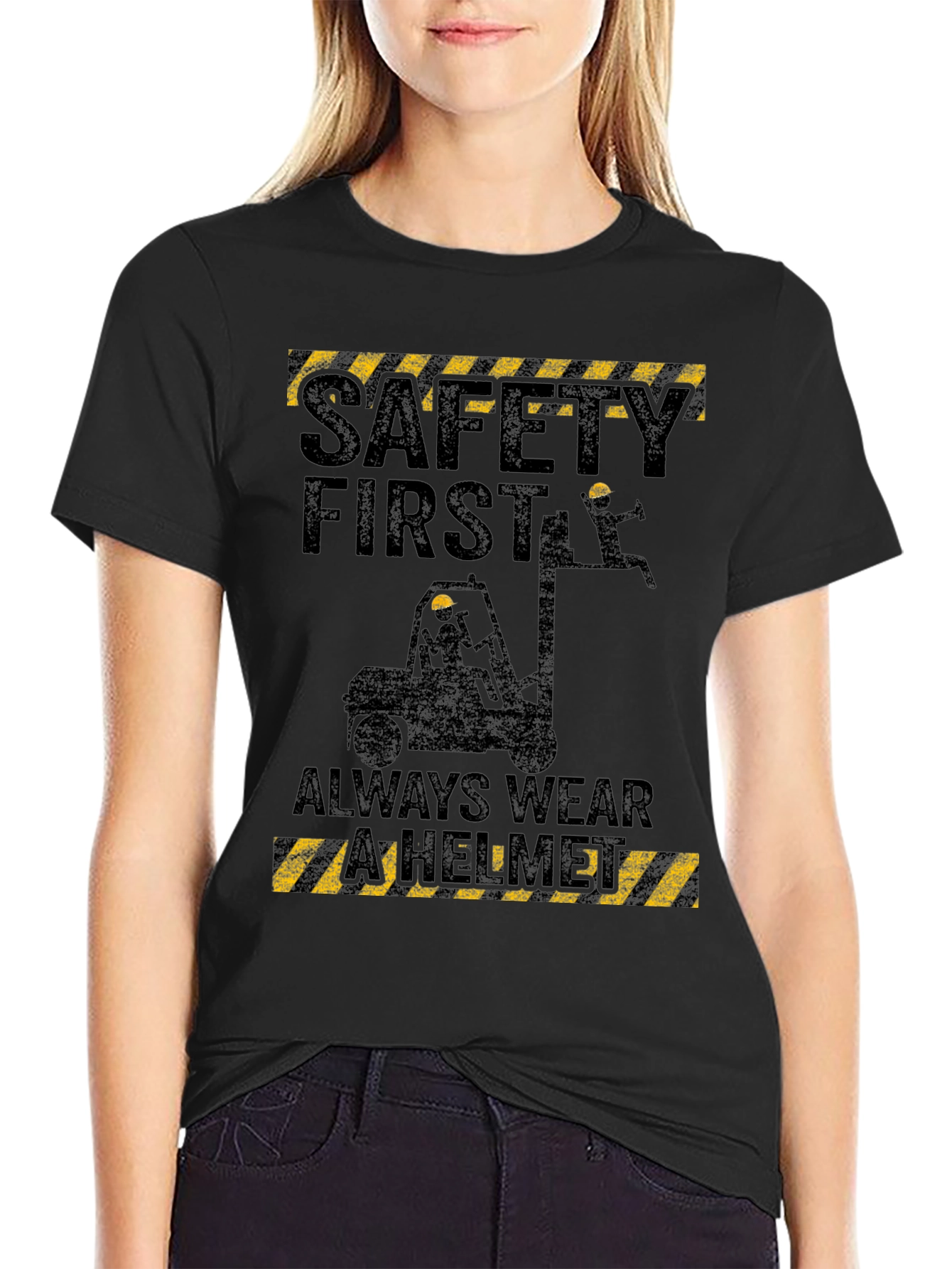 Safety First T-Shirt: Always Wear A Helmet