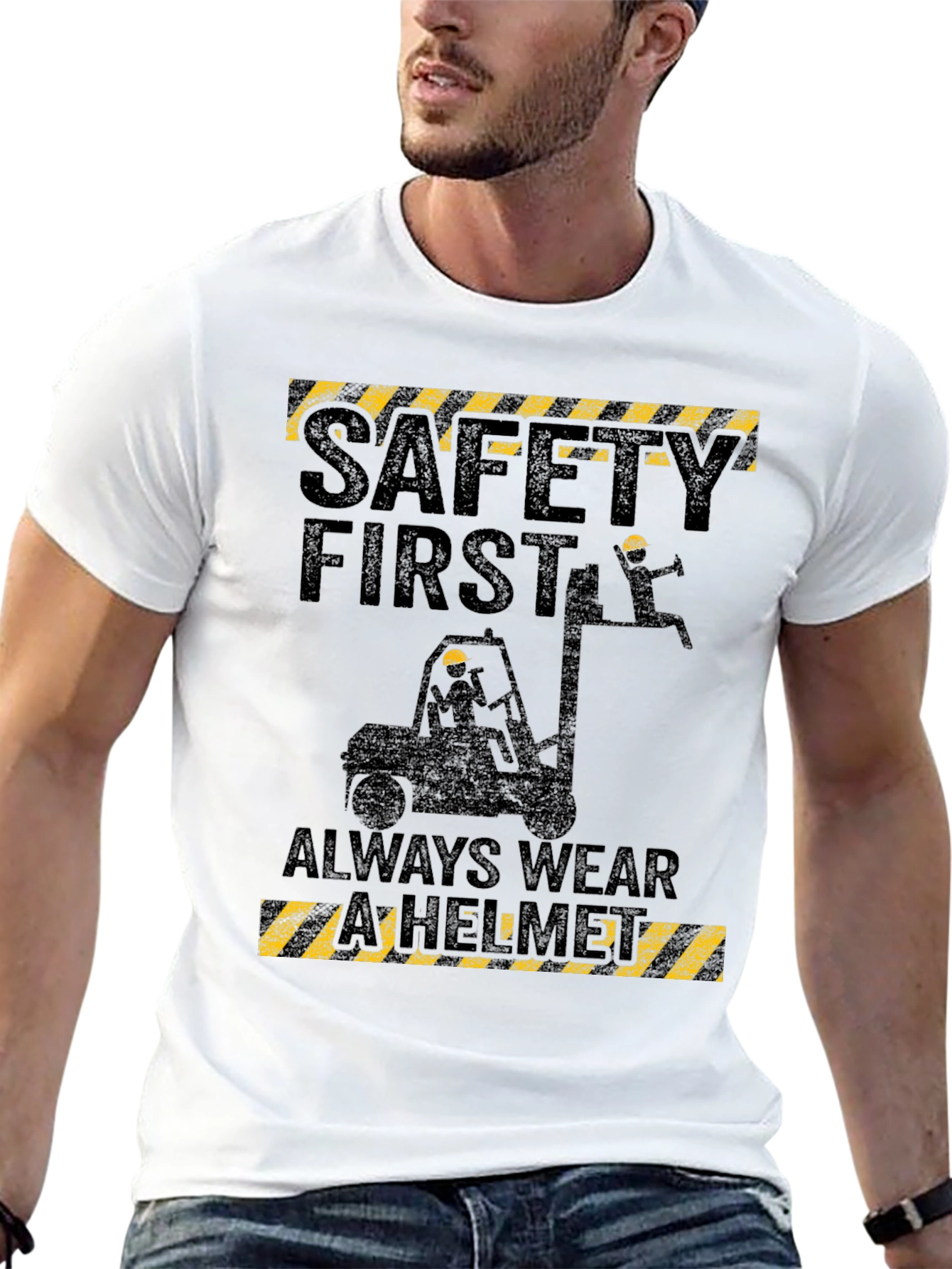 Safety First T-Shirt: Always Wear A Helmet