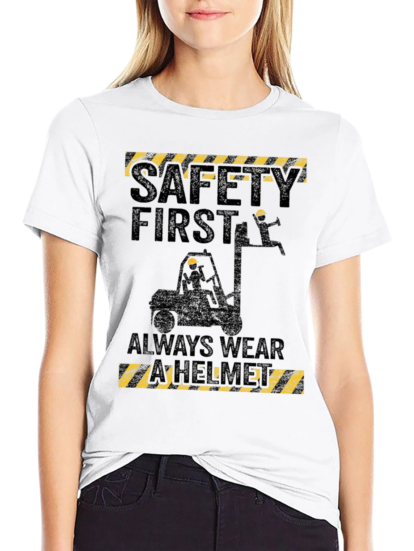 Safety First T-Shirt: Always Wear A Helmet