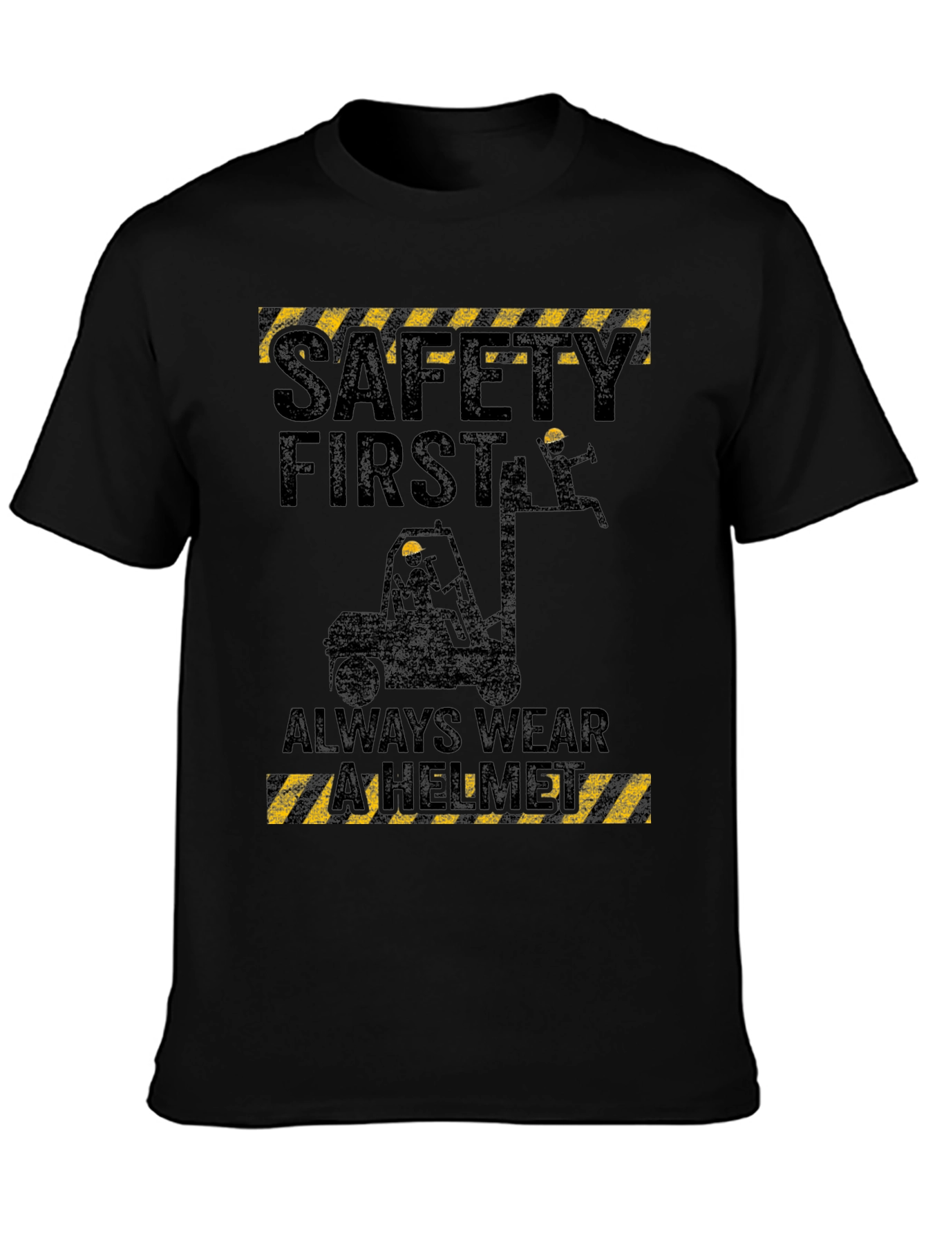 Safety First T-Shirt: Always Wear A Helmet