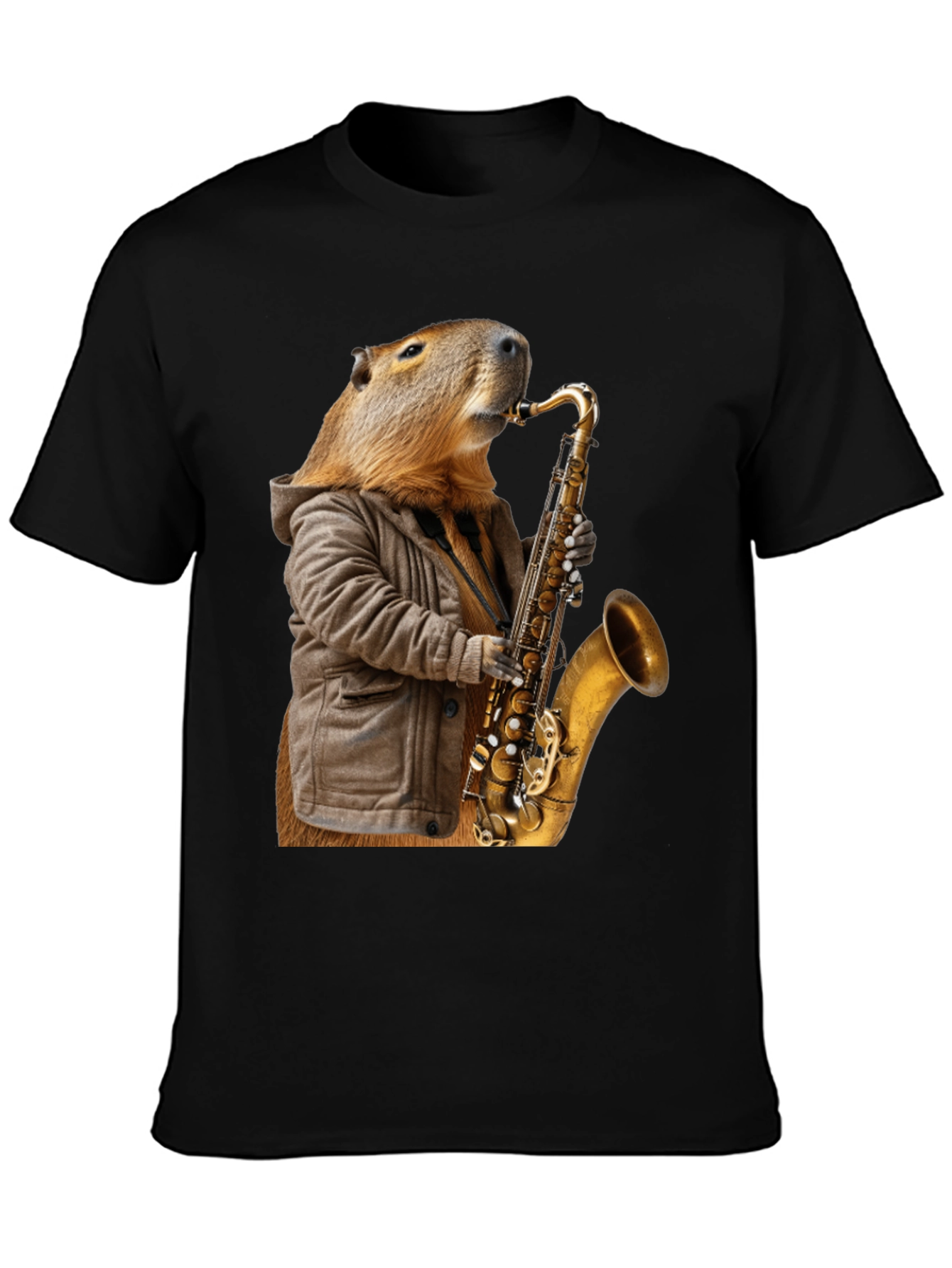 Capybara Saxophone T-Shirt