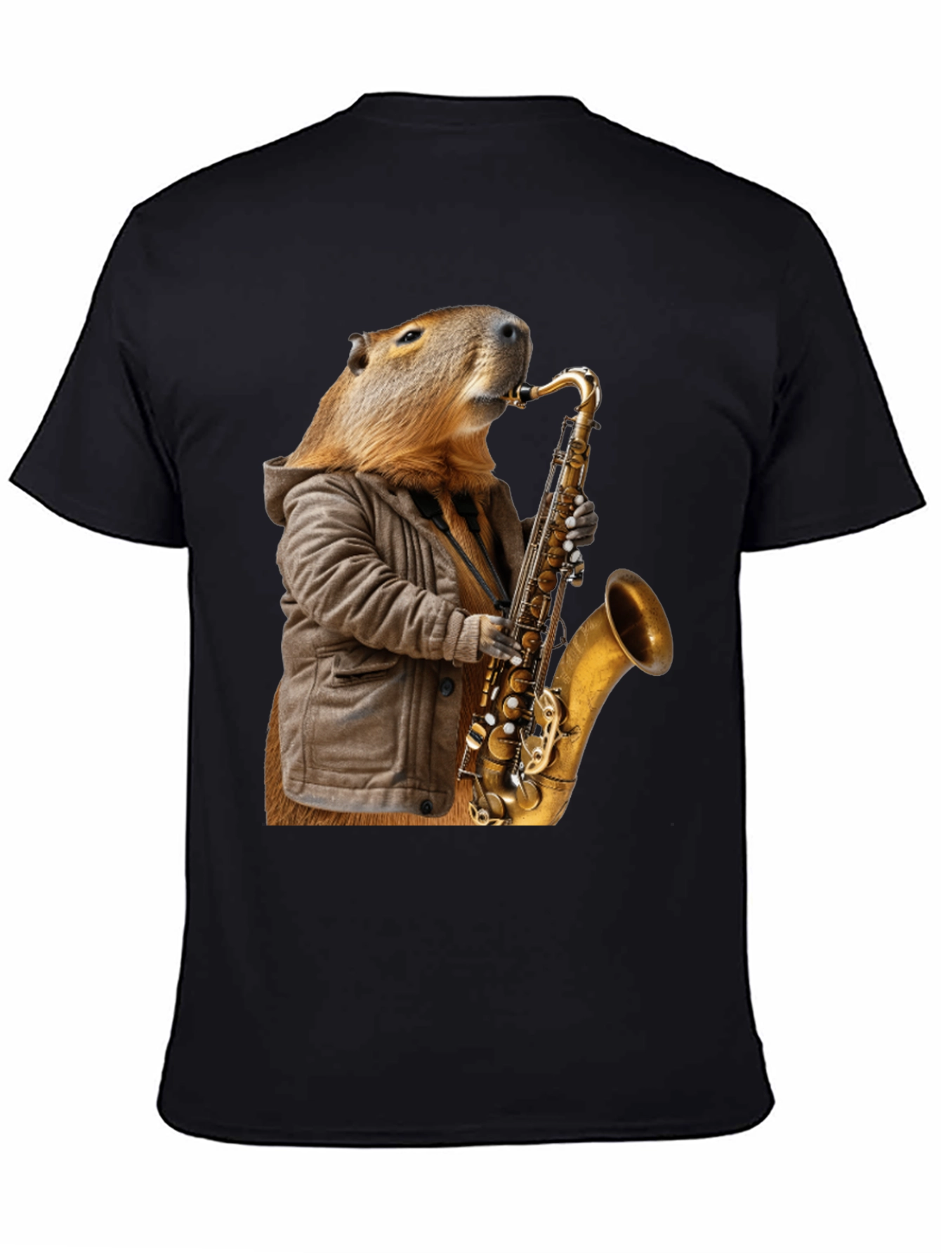 Capybara Saxophone T-Shirt