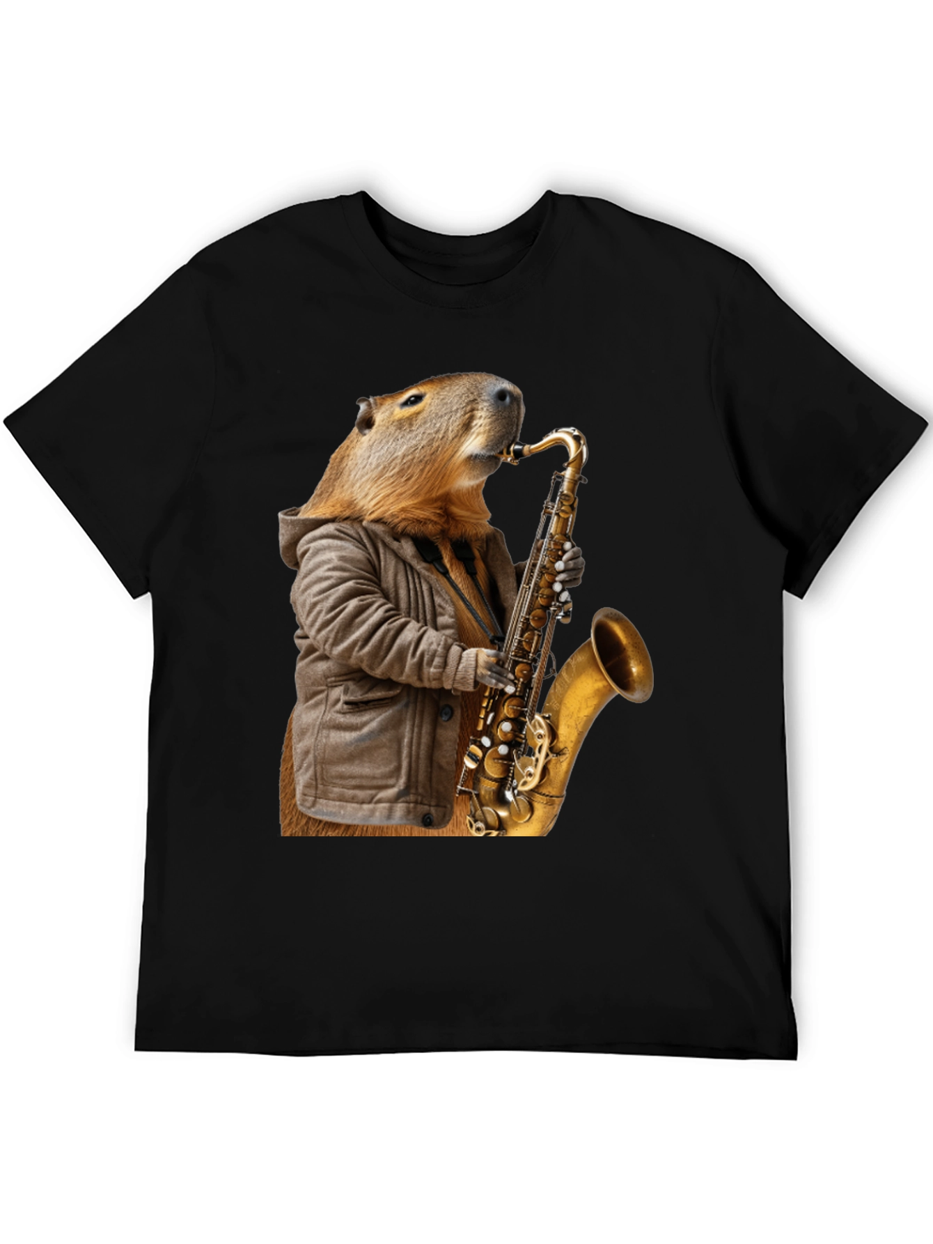 Capybara Saxophone T-Shirt