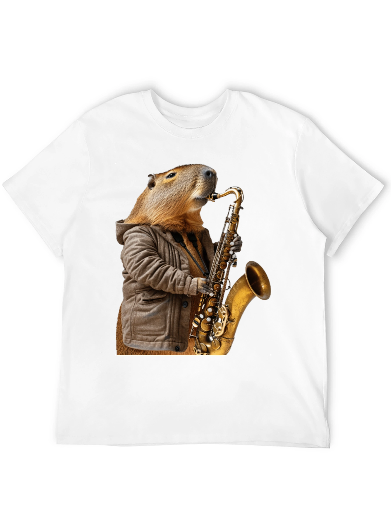 Capybara Saxophone T-Shirt