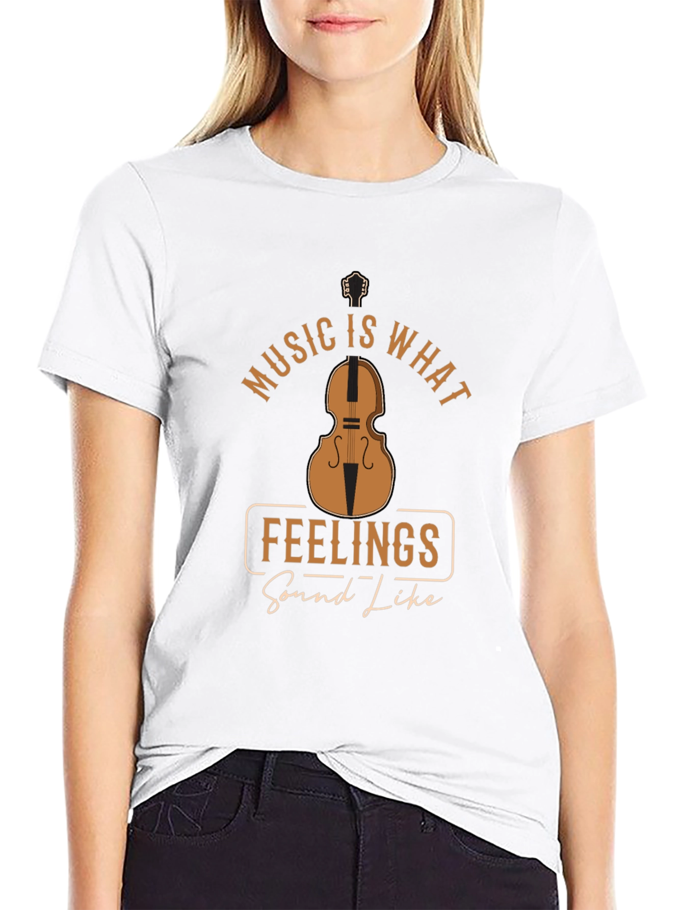 Music is What Feelings Sound Like T-Shirt
