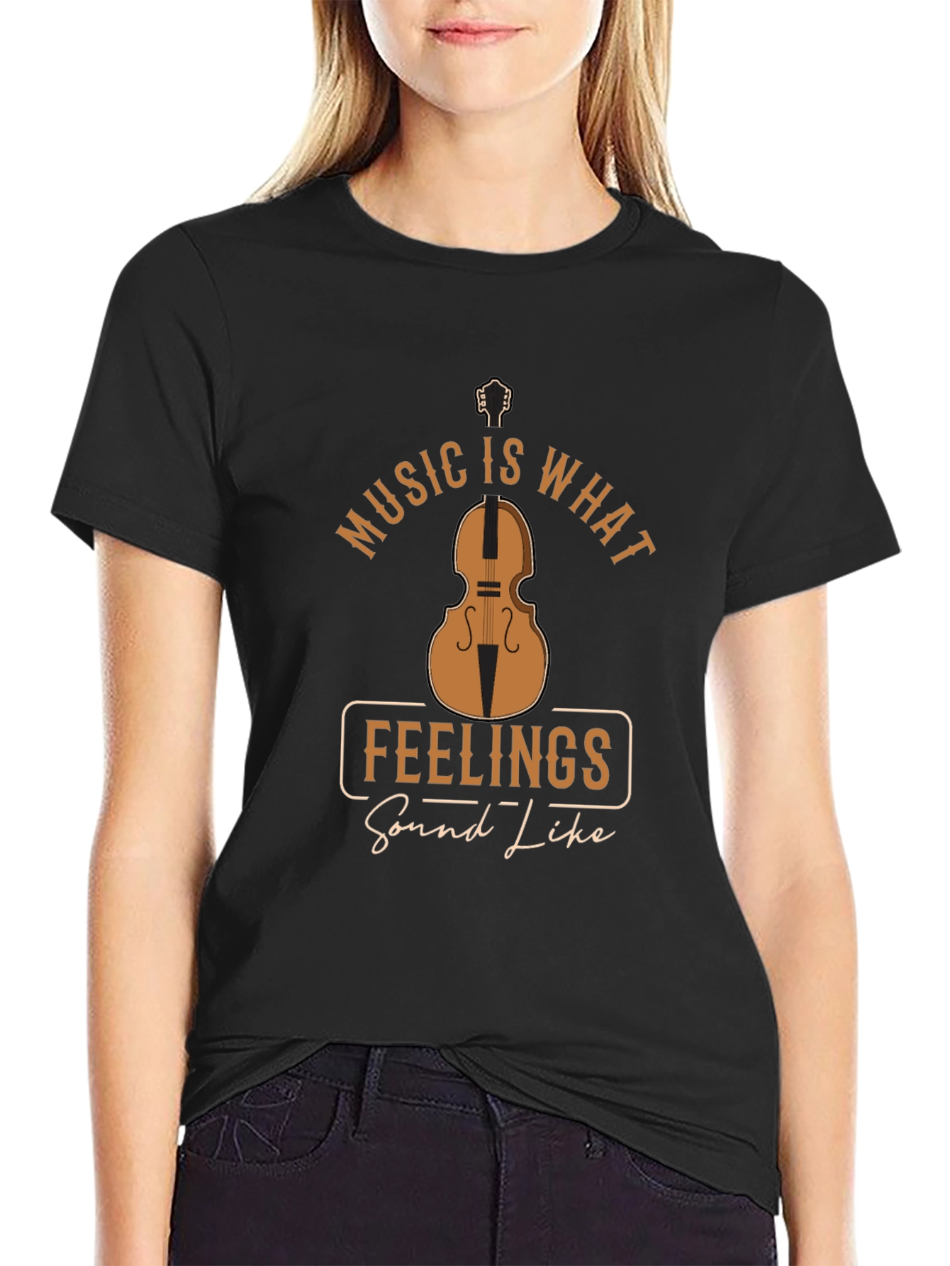 Music is What Feelings Sound Like T-Shirt