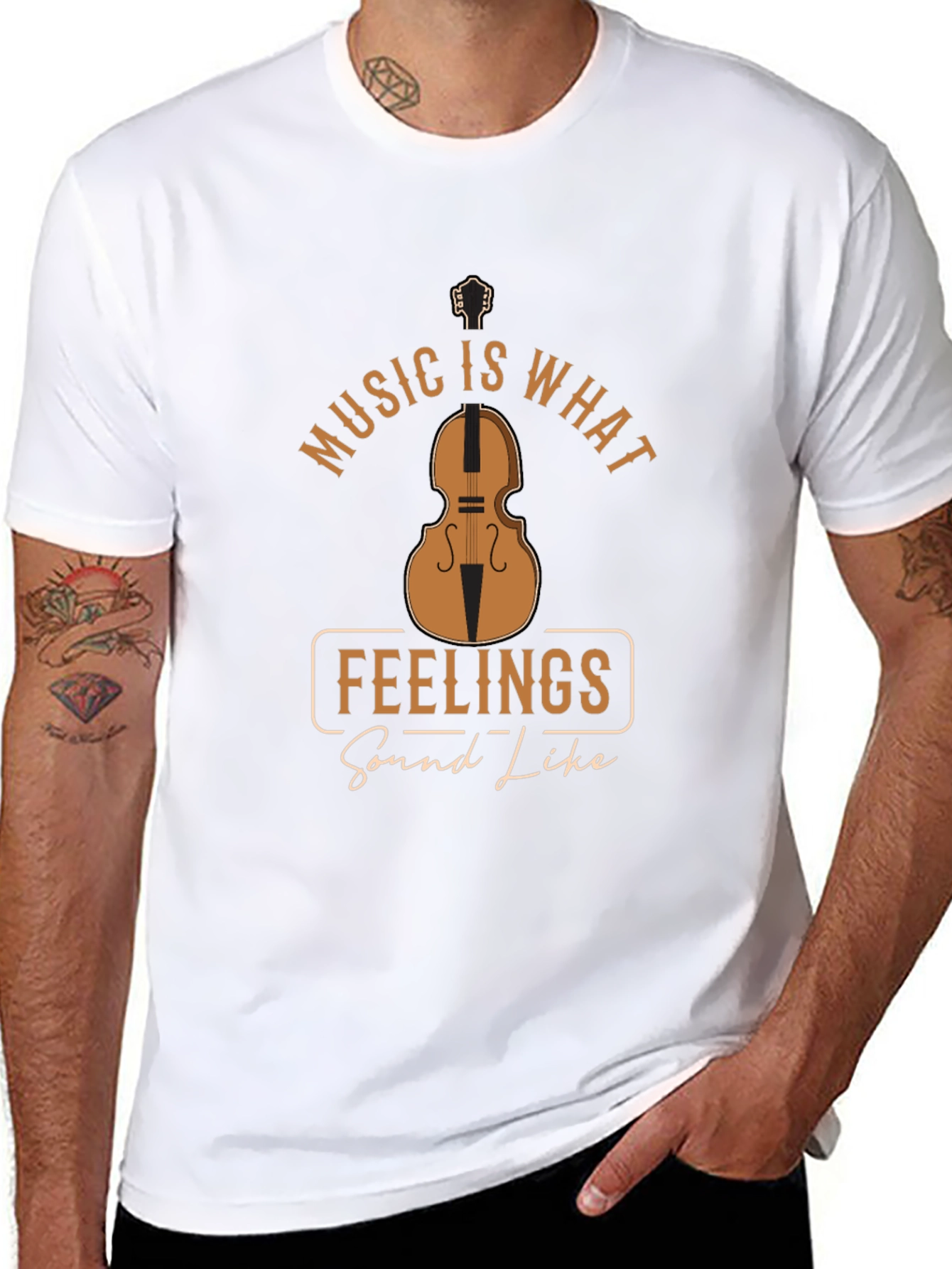 Music is What Feelings Sound Like T-Shirt