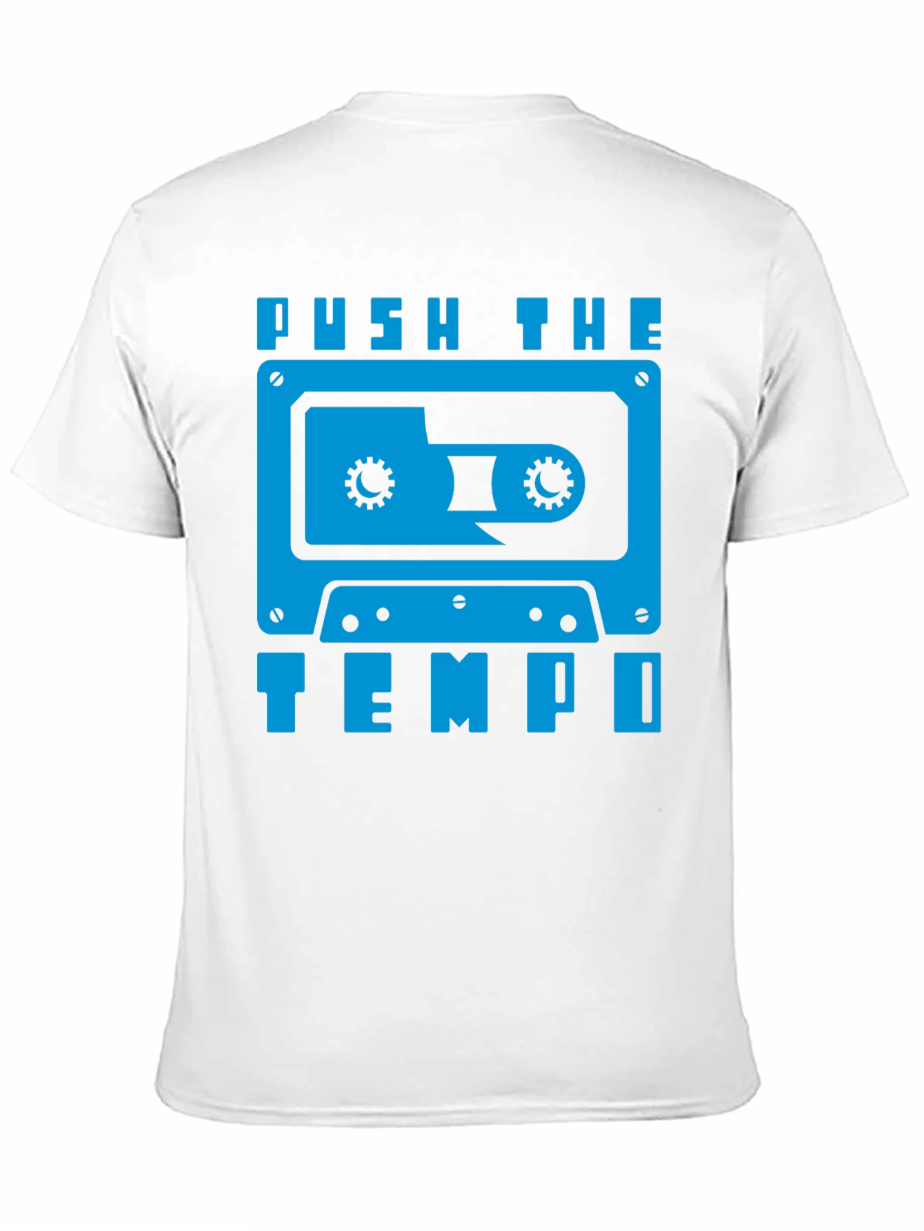Push the Tempo Retro Cassette Tape Graphic Tee