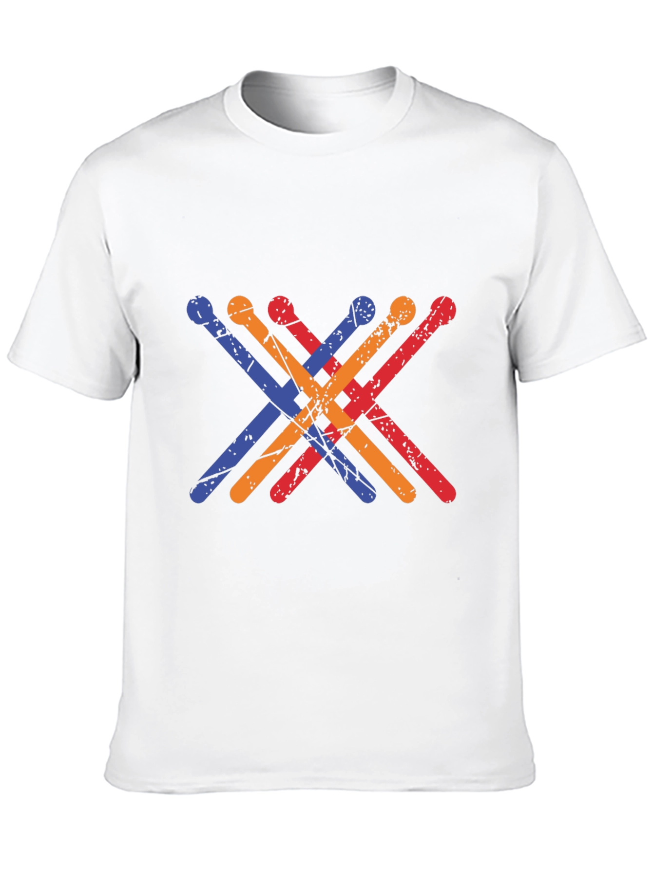 Drum Sticks Graphic Tee - Musician T-Shirt