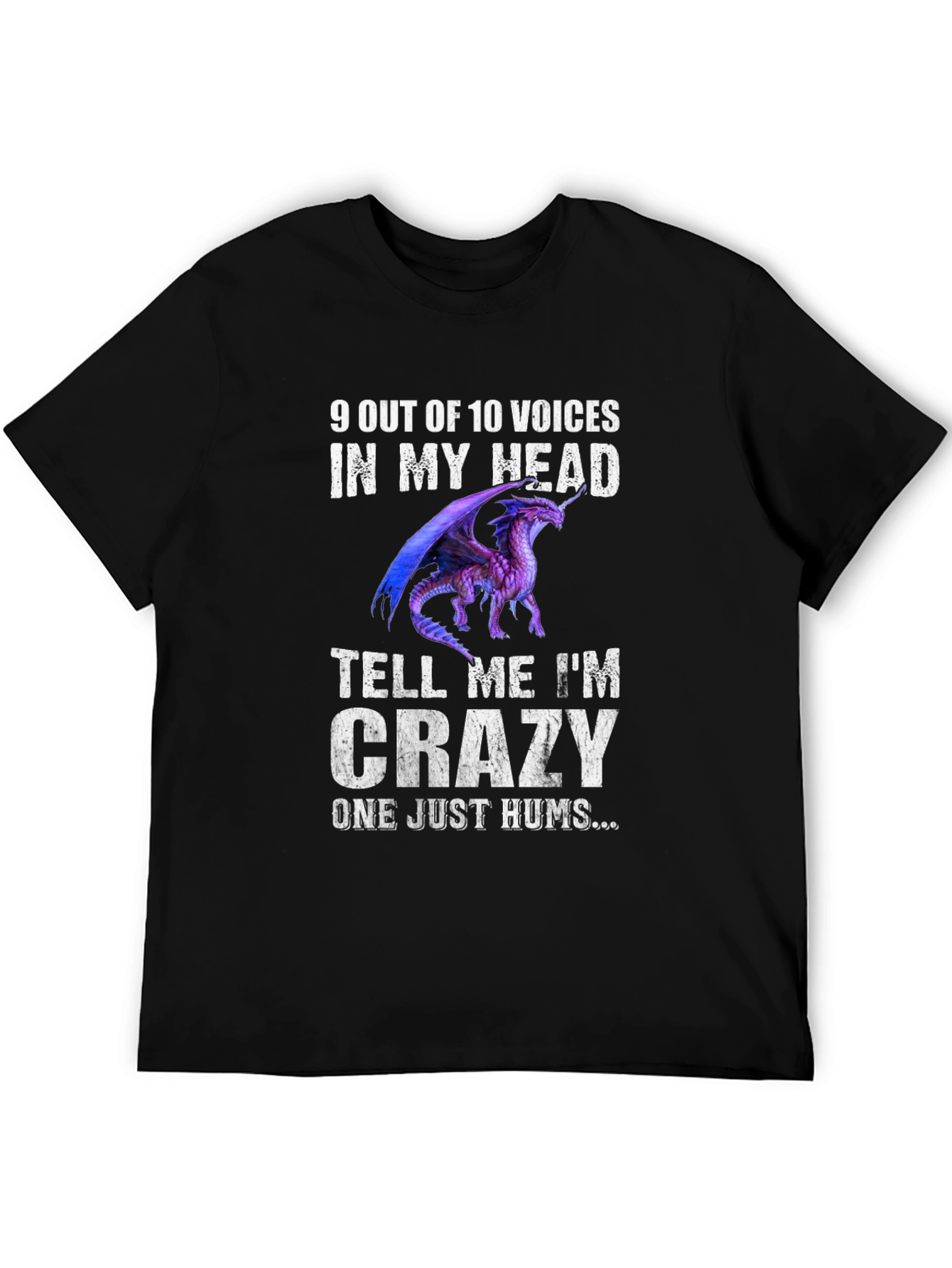 Crazy Dragon T-Shirt - Humorous Graphic Tee