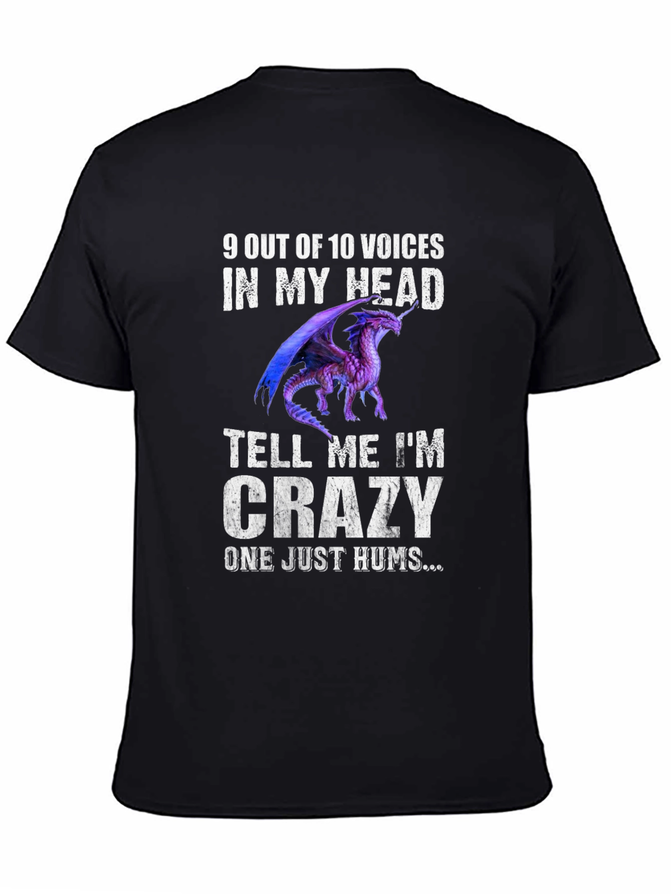 Crazy Dragon T-Shirt - Humorous Graphic Tee