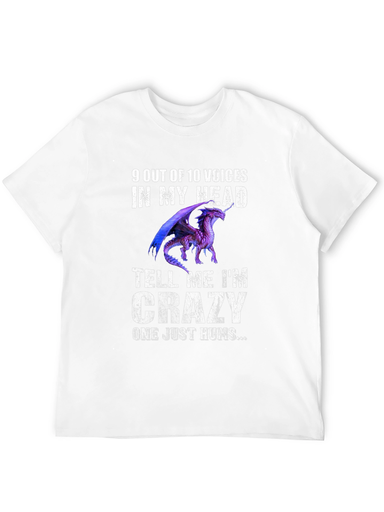 Crazy Dragon T-Shirt - Humorous Graphic Tee
