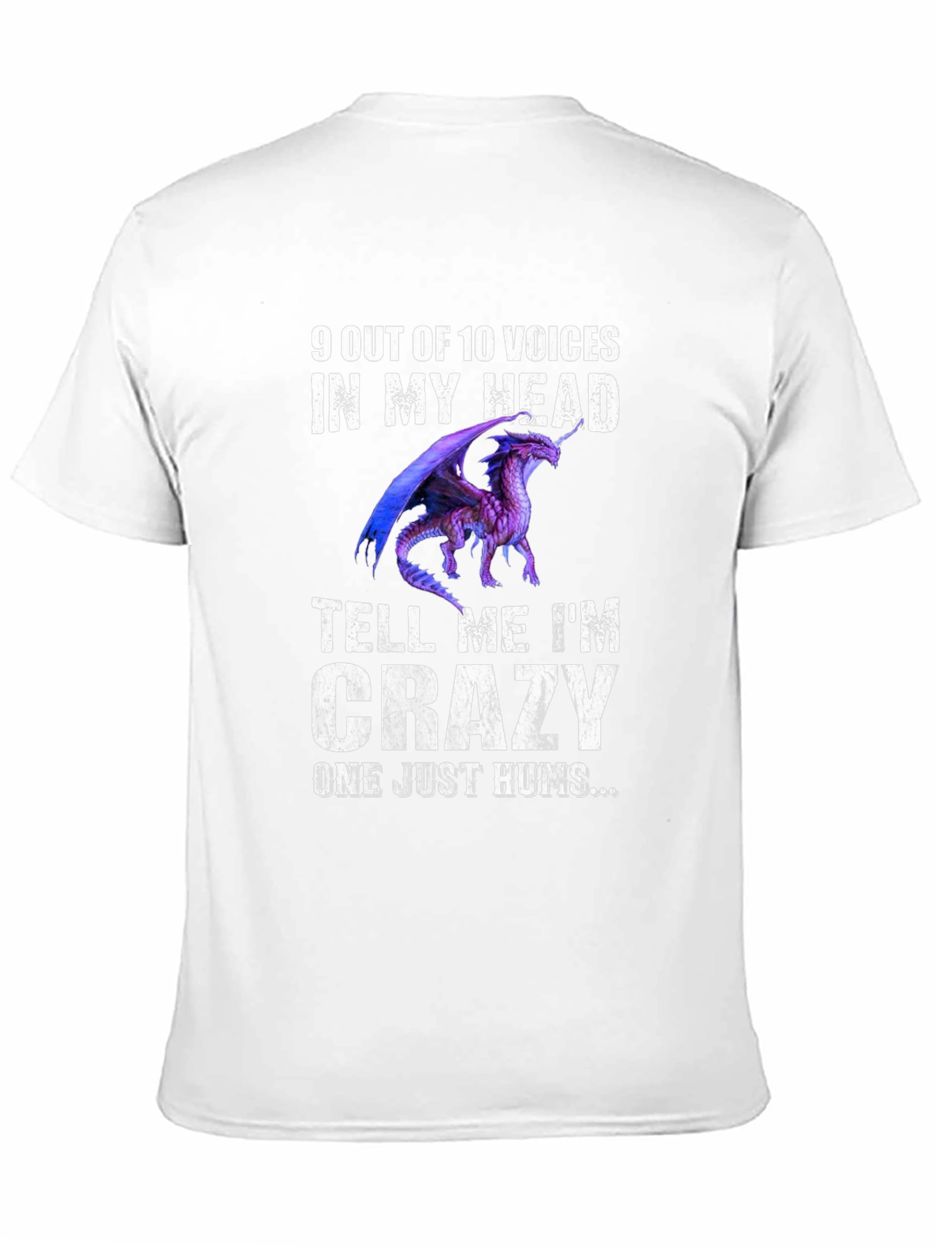 Crazy Dragon T-Shirt - Humorous Graphic Tee