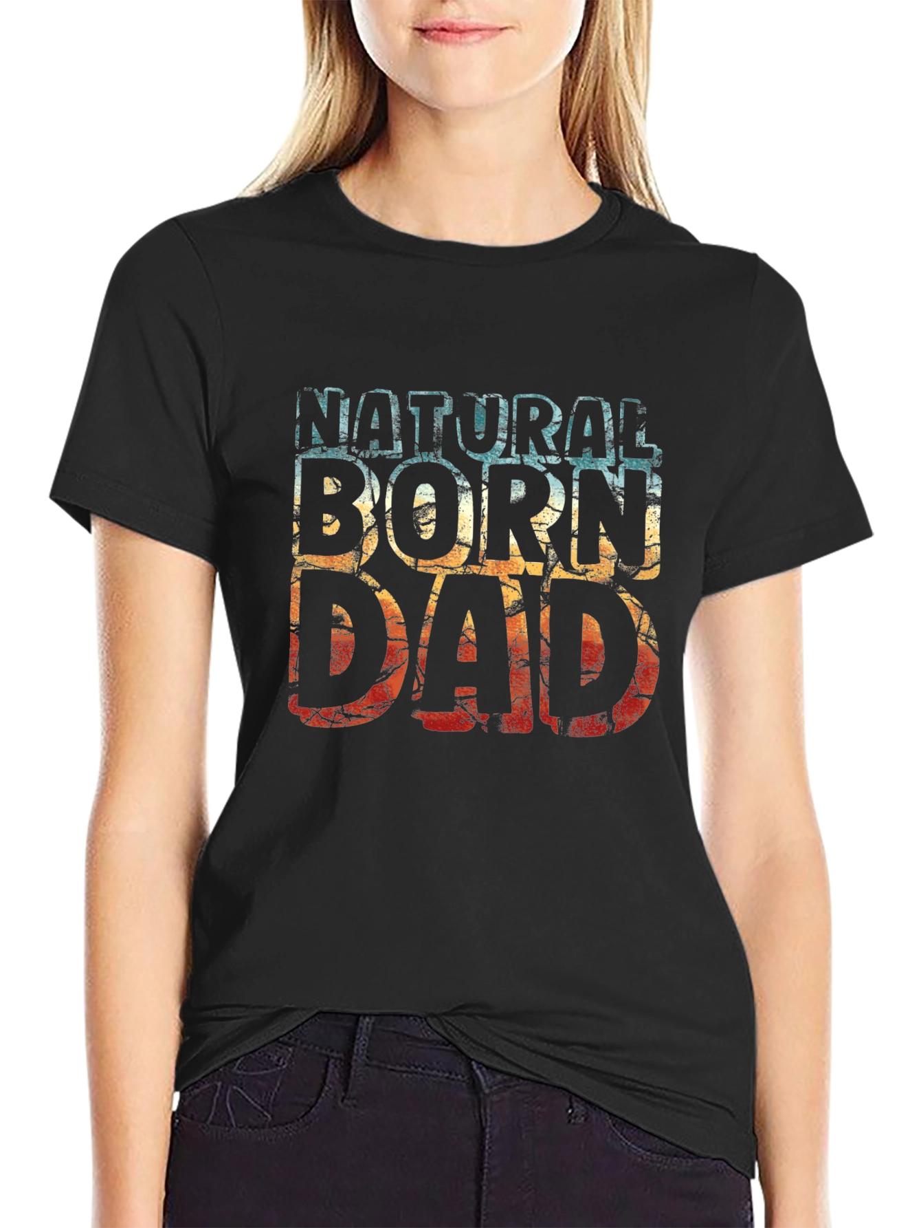 Natural Born Dad Graphic T-Shirt
