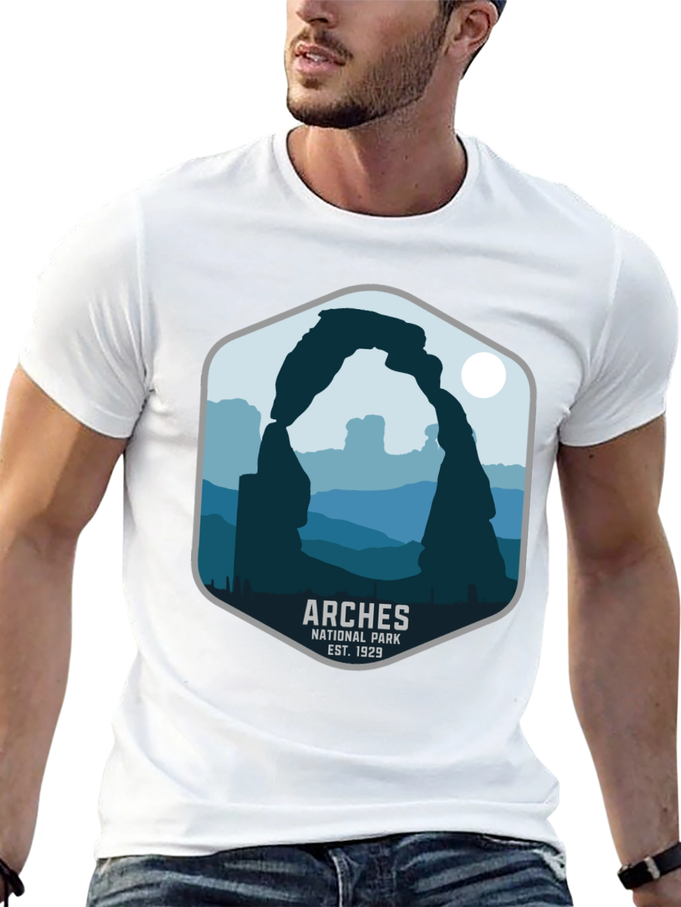 Arches National Park T-Shirt - Retro Graphic Tee