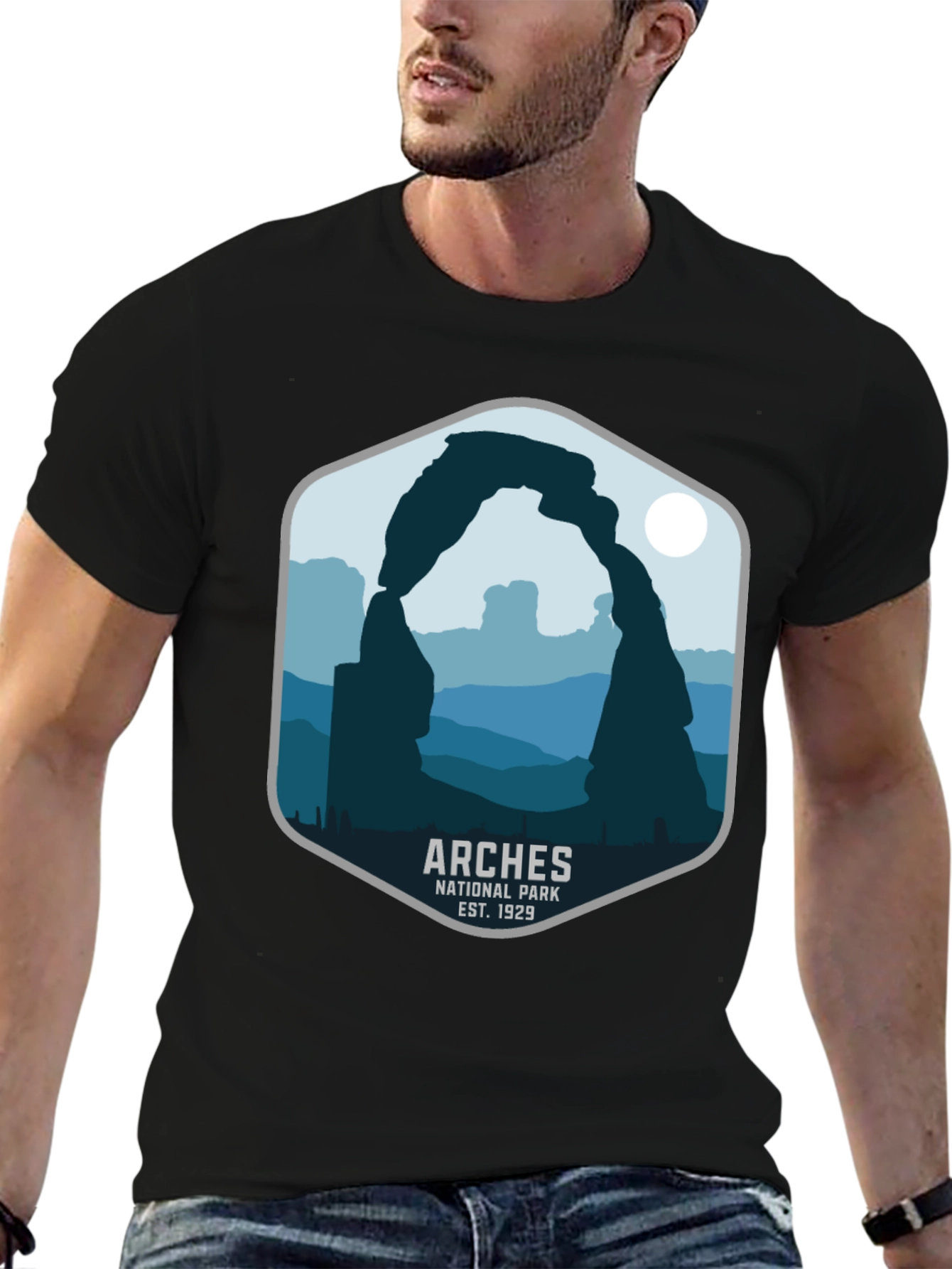 Arches National Park T-Shirt - Retro Graphic Tee