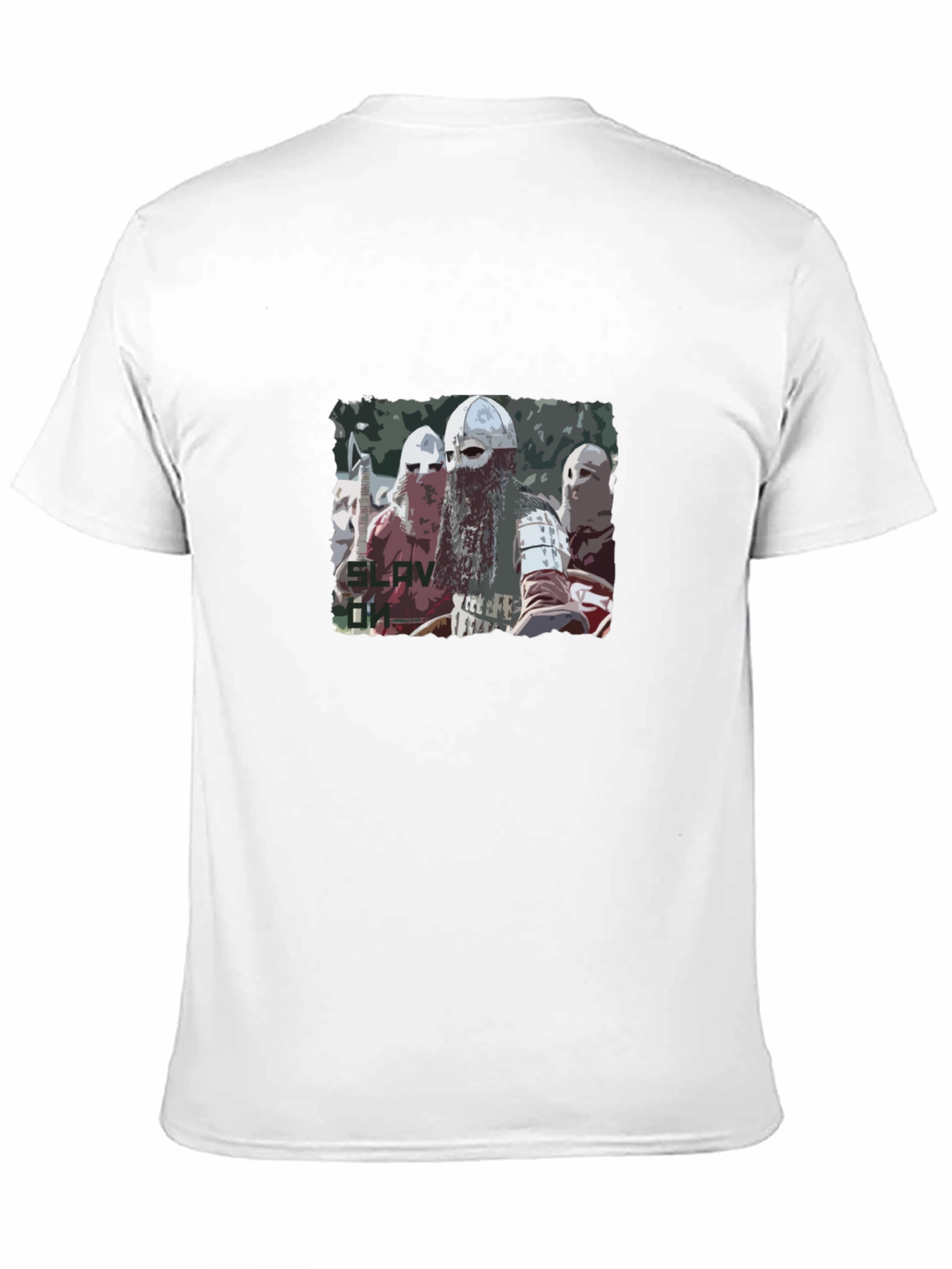 Slav On Viking Black T-Shirt