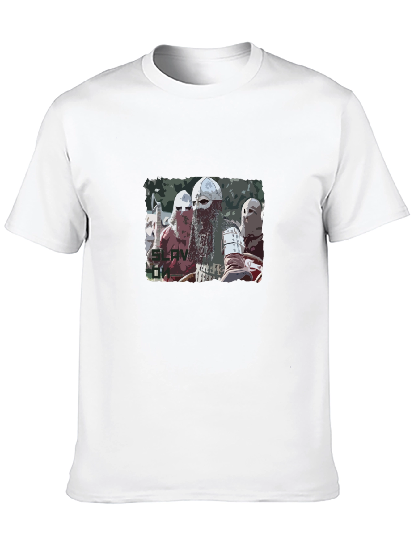 Slav On Viking Black T-Shirt