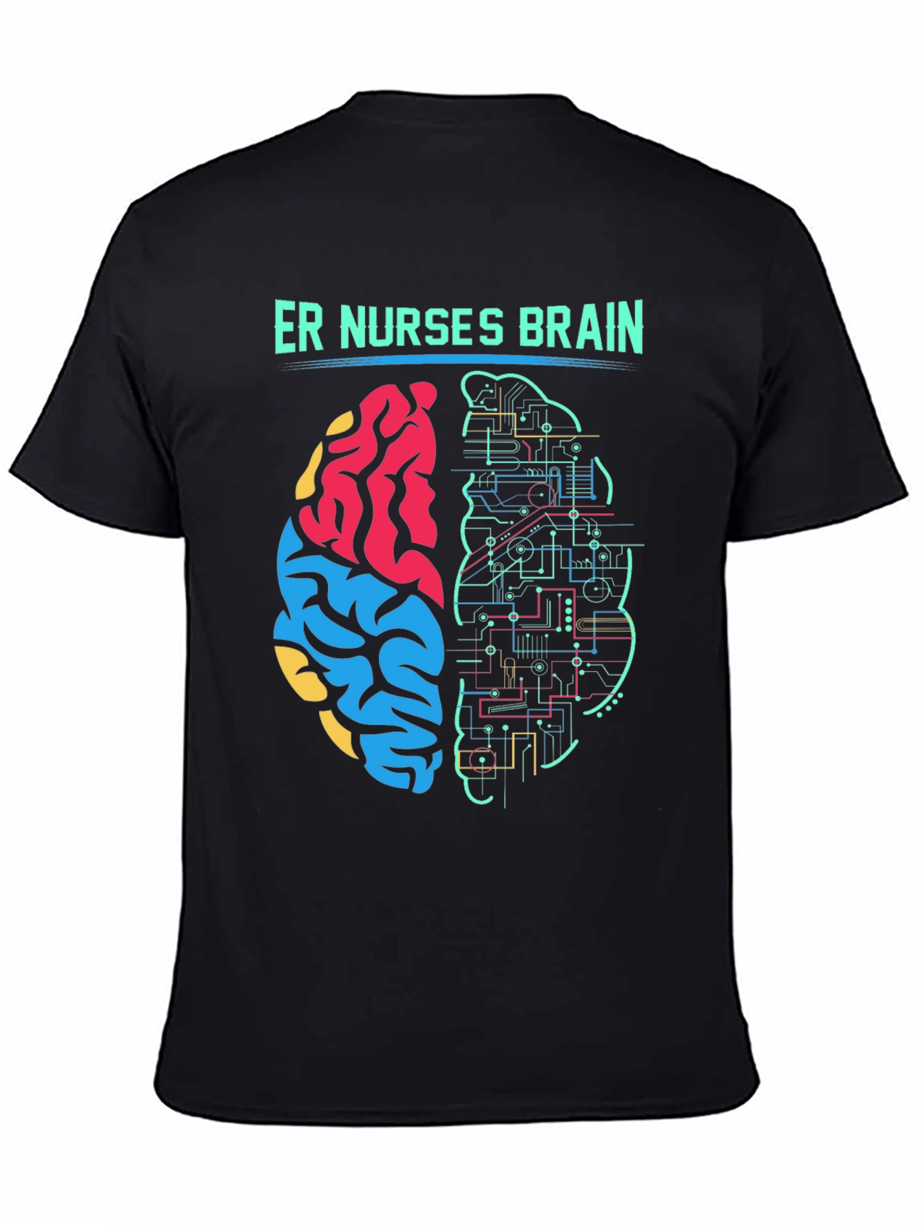 ER Nurse Brain T-Shirt - Medical Humor Tee