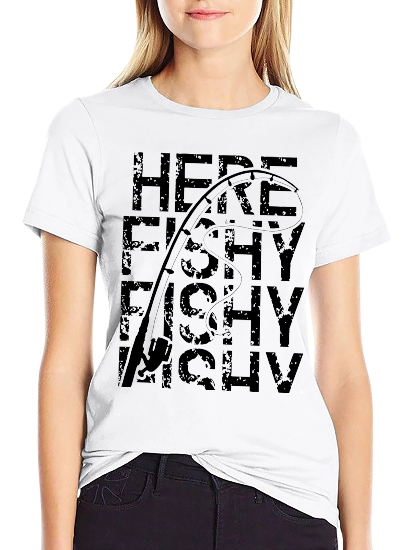 Here Fishy Fishy Fishing T-Shirt