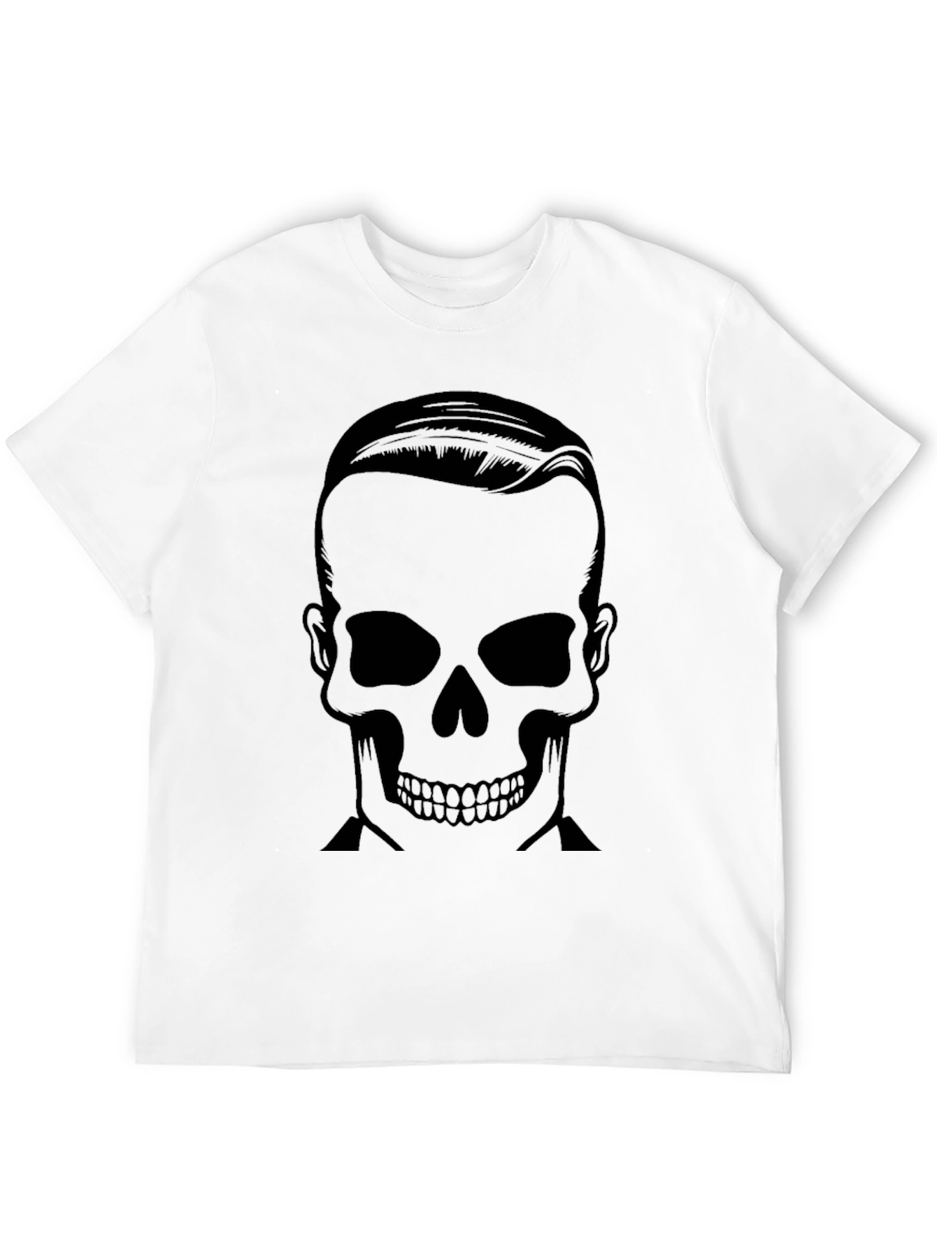 Grave Groom Tee - Stylish Skull Graphic T-Shirt