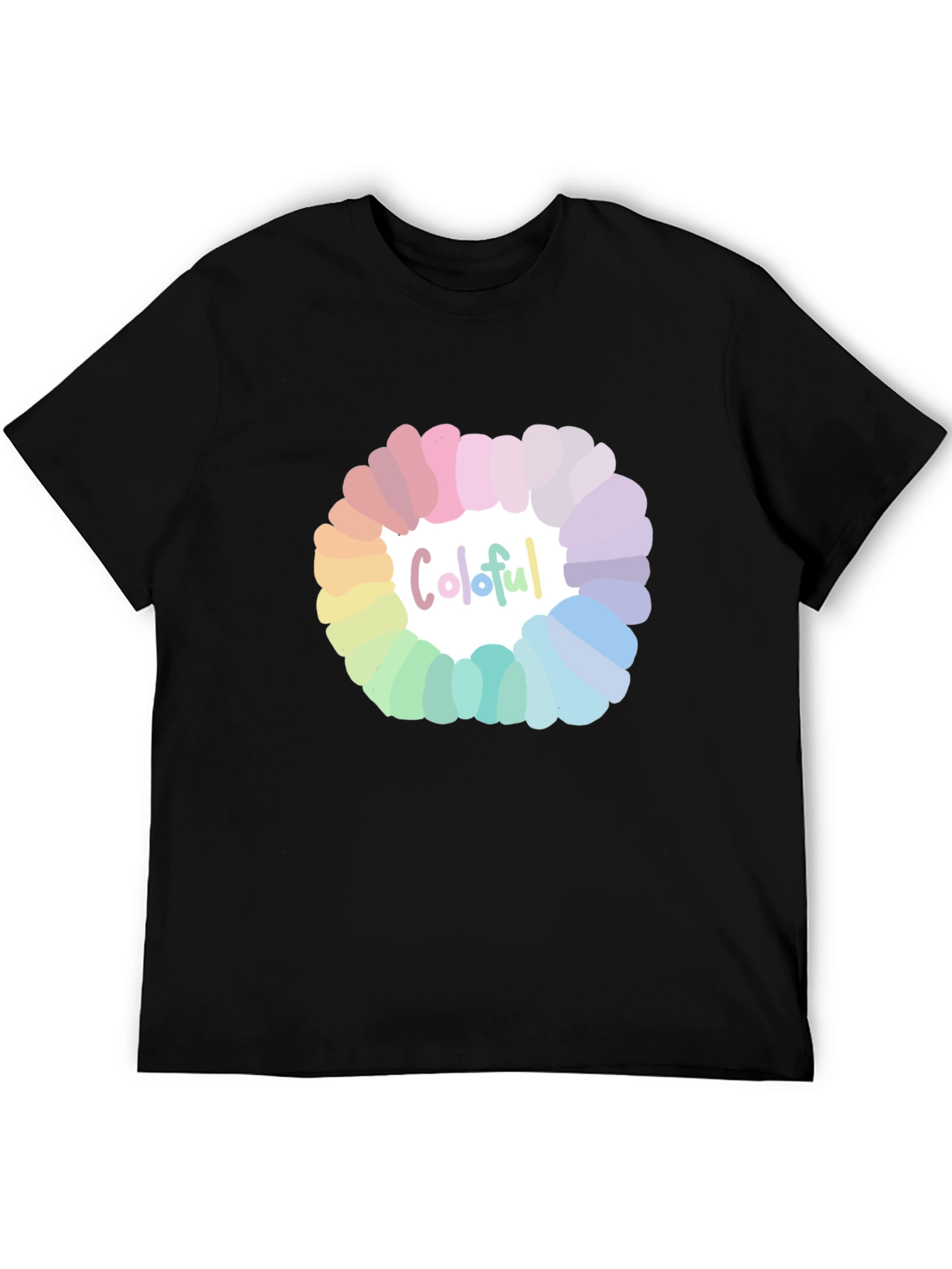 Colorful Circle Graphic T-Shirt