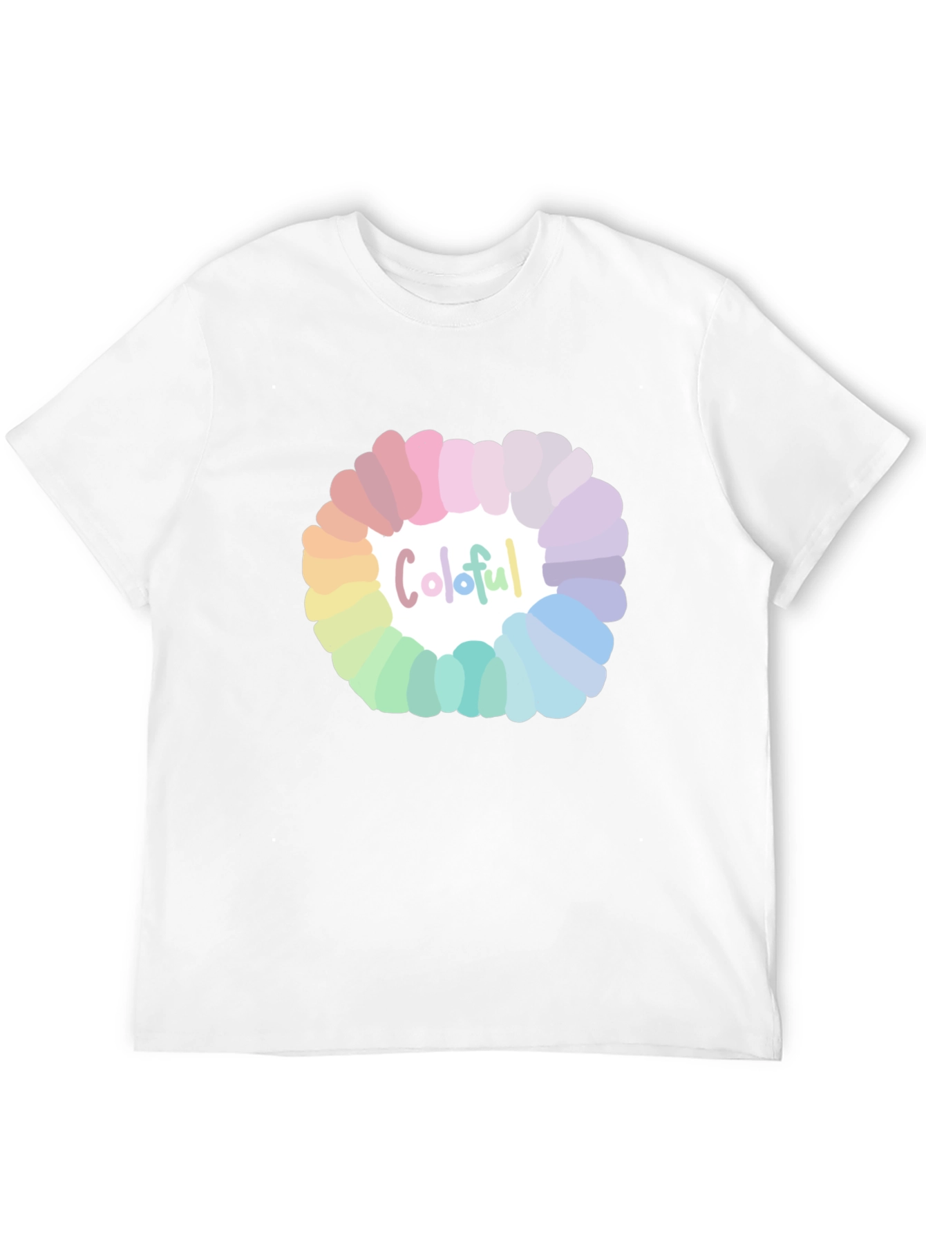 Colorful Circle Graphic T-Shirt