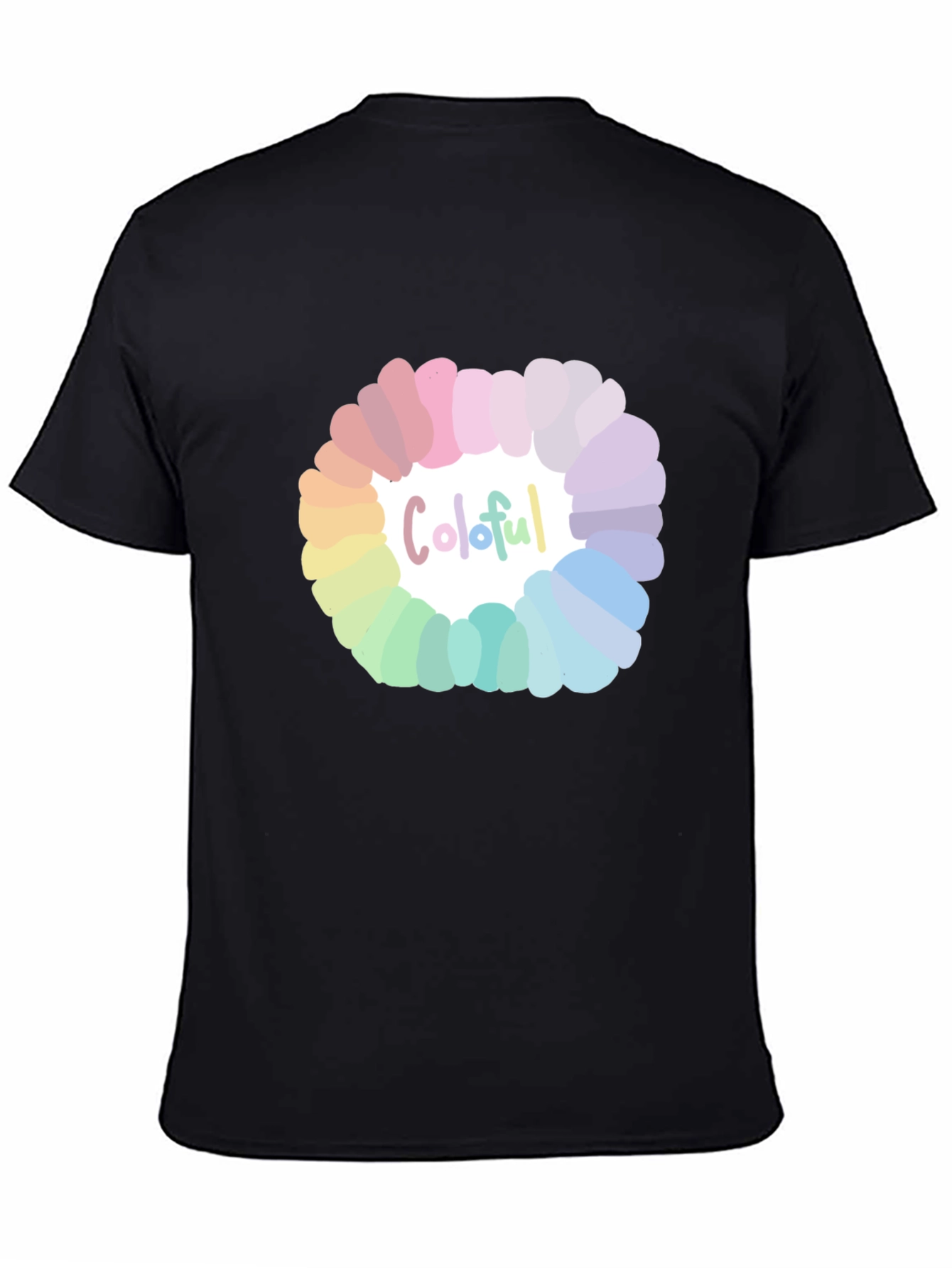 Colorful Circle Graphic T-Shirt