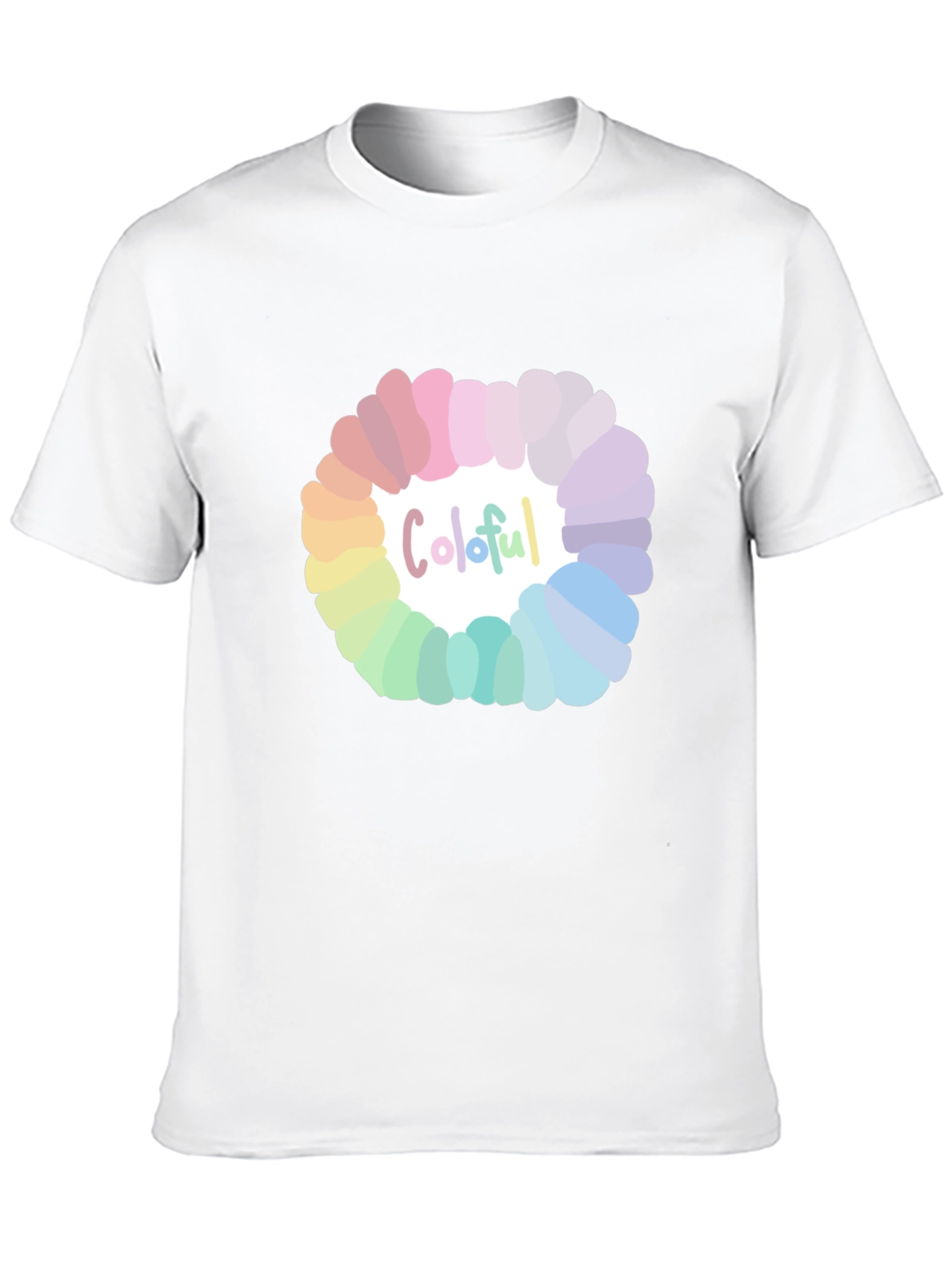 Colorful Circle Graphic T-Shirt