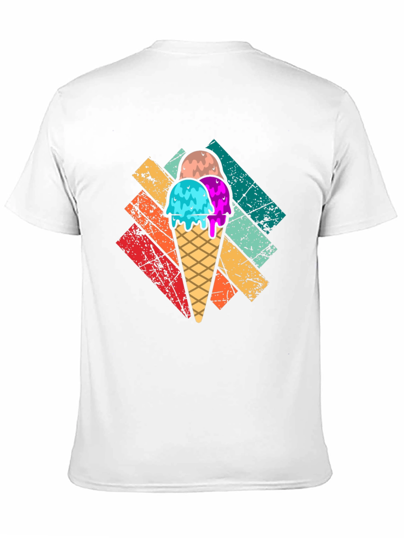 Retro Ice Cream T-Shirt - Fun Summer Style
