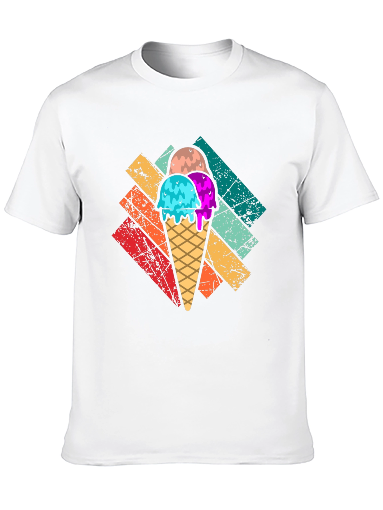 Retro Ice Cream T-Shirt - Fun Summer Style