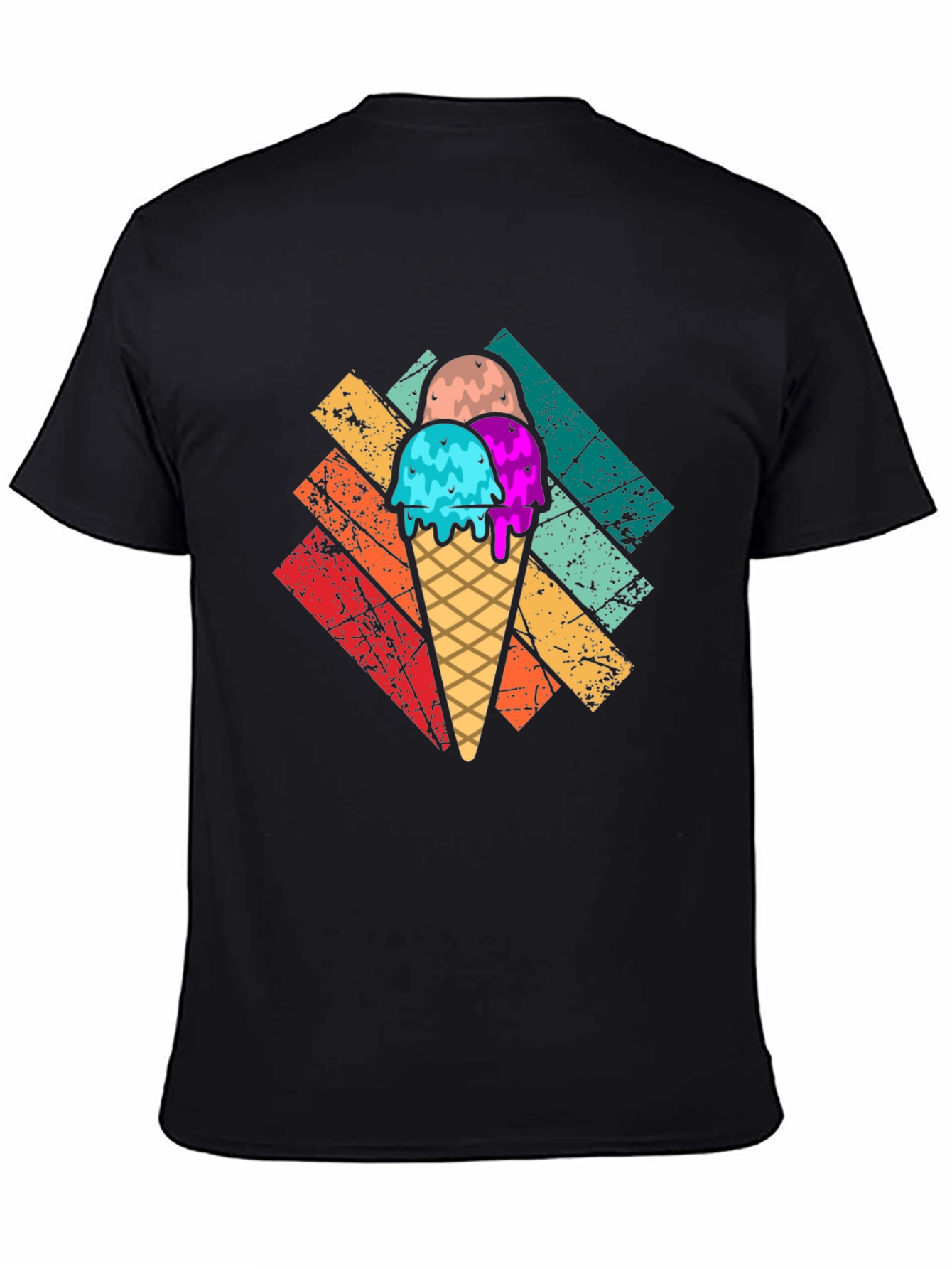 Retro Ice Cream T-Shirt - Fun Summer Style